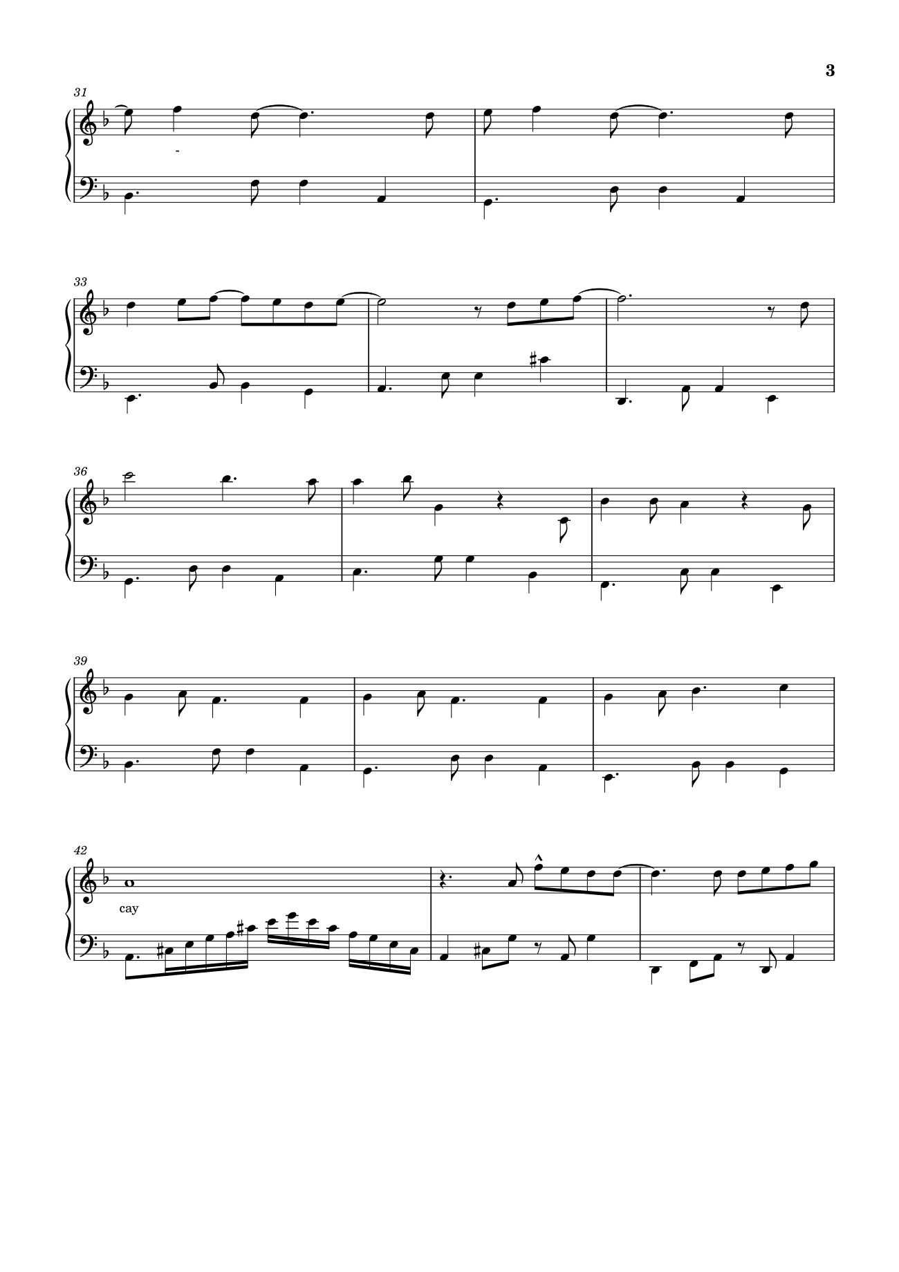 Page 3 of Sheet music PDF NGƯỜI HÃY QUÊN EM ĐI Sheet Piano Easy - KHẮC HƯNG