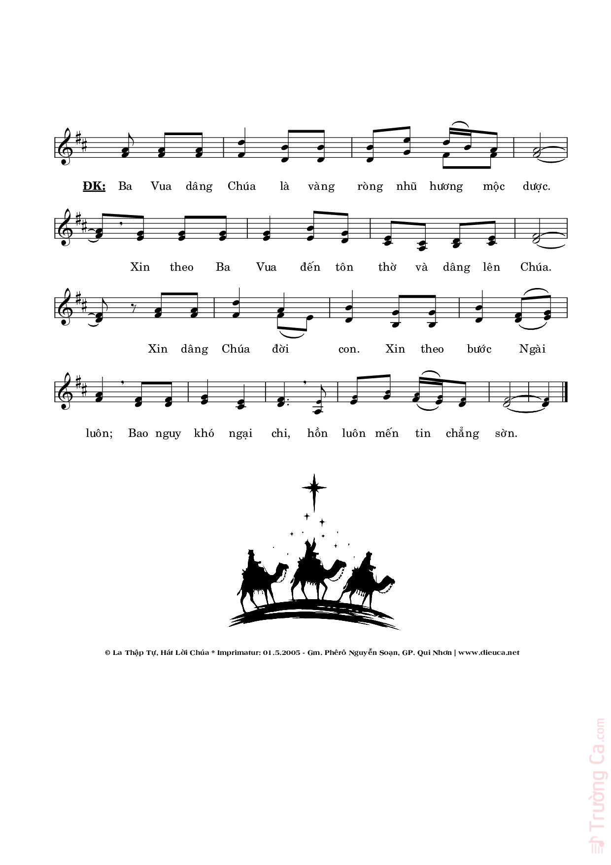 Chúa Giêsu sinh tại Bêlem giữa đêm đông giá rét lạnh lùng, Trang 2