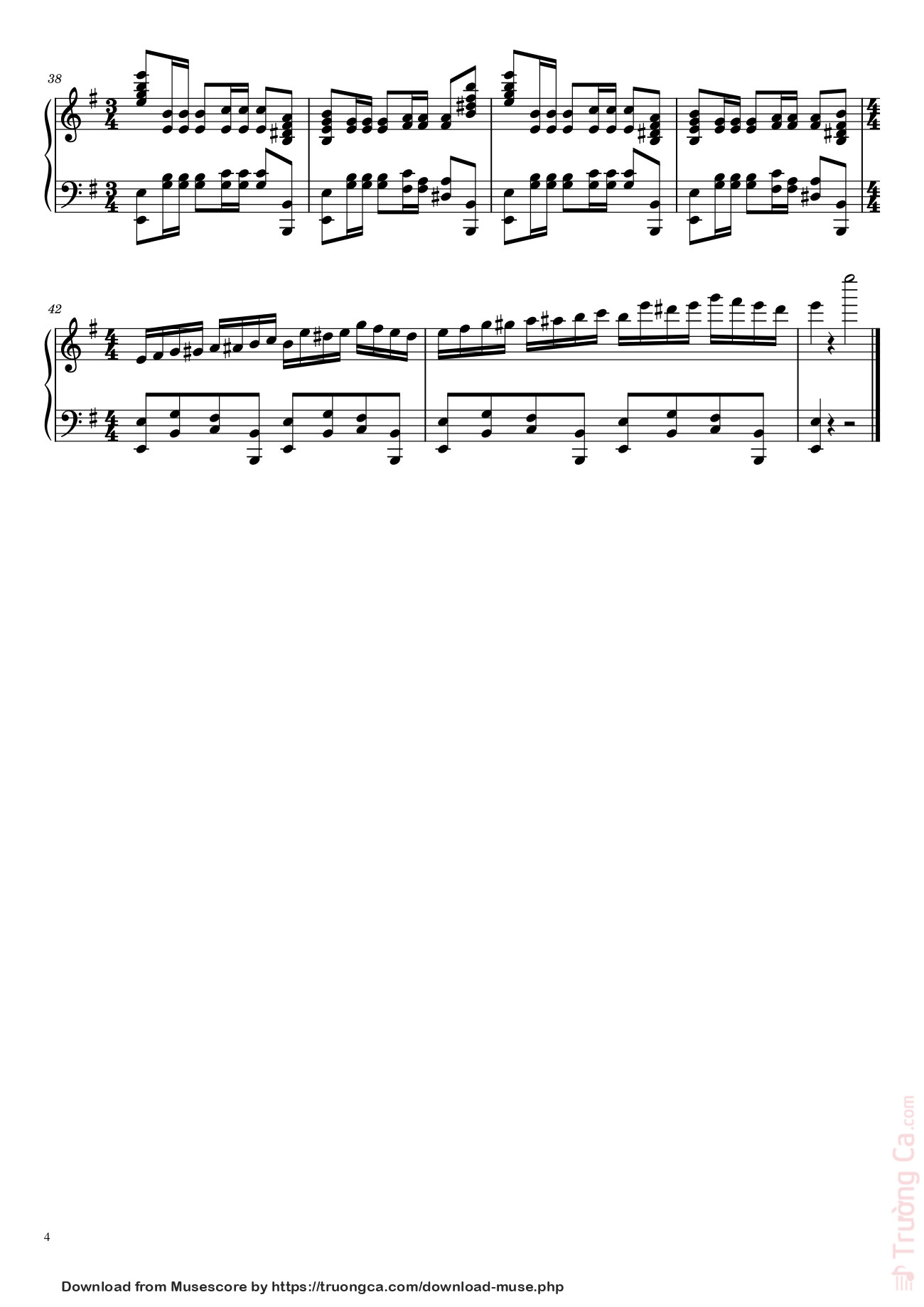 Page 4 of Sheet music PDF Time Travel Theme Sheet Piano - Jay Chou