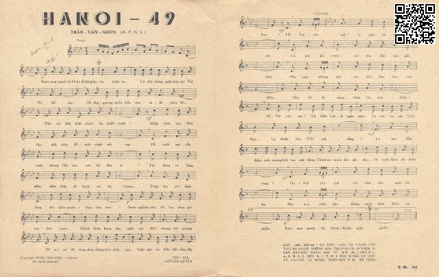 Page 2 of Sheet music PDF Hà Nội 49 - Trần Văn Nhơn