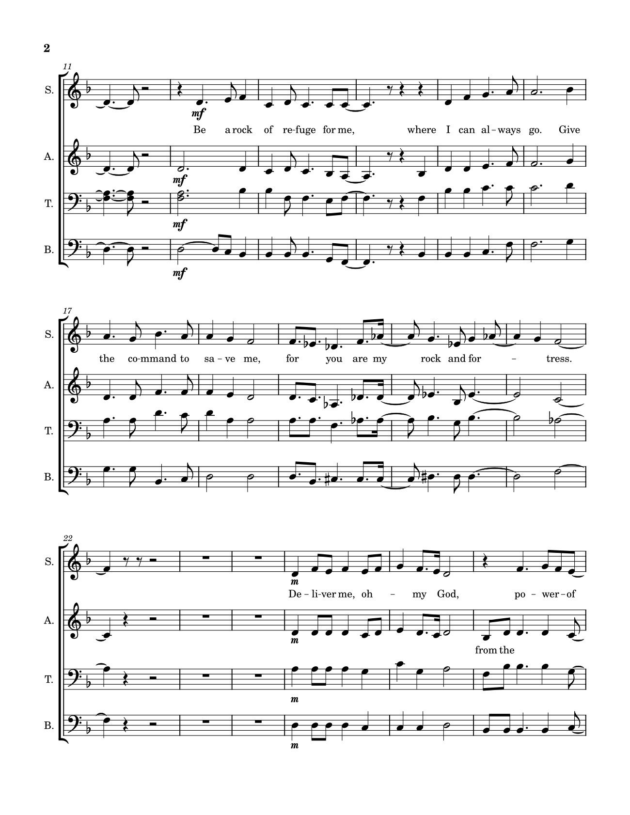 Page 2 of Sheet music PDF Psalm 71 Sheet Guitar TAB - Rjb4jesus