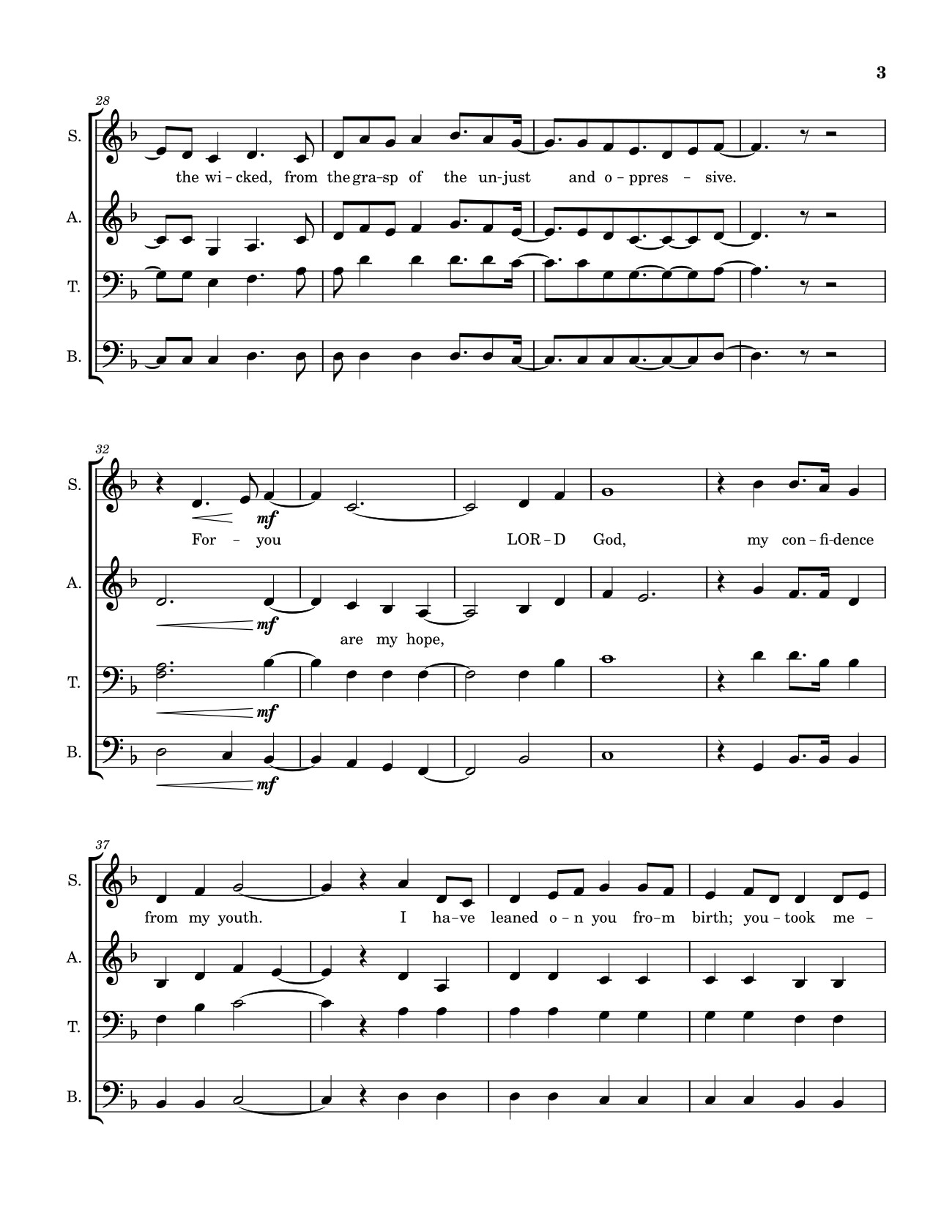 Page 3 of Sheet music PDF Psalm 71 Sheet Guitar TAB - Rjb4jesus