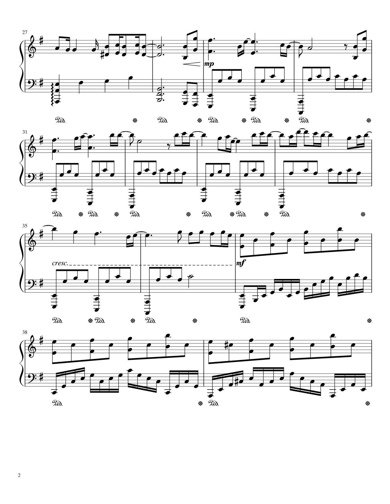 Page 2 of Sheet music PDF No Time To Die Sheet Piano - Nobii_Piano