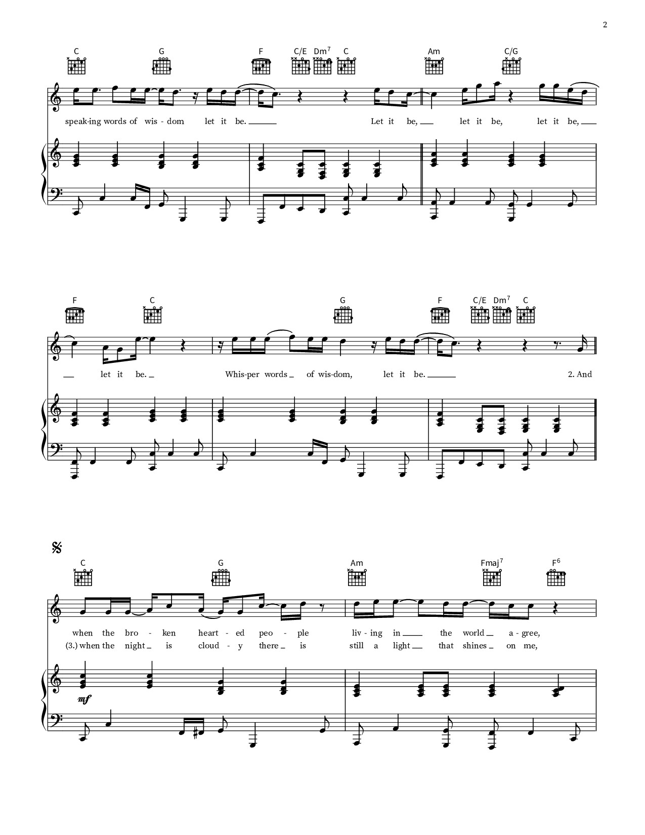 When I find myself in times of trouble, Mother Mary comes to me, Trang 4