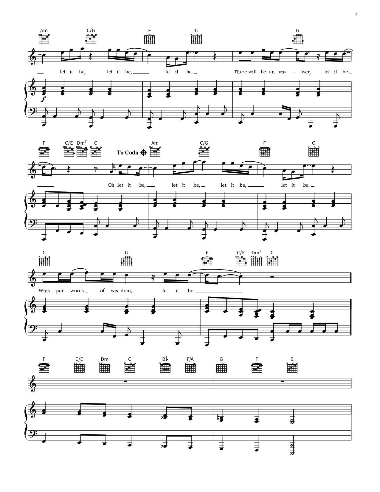 When I find myself in times of trouble, Mother Mary comes to me, Trang 6