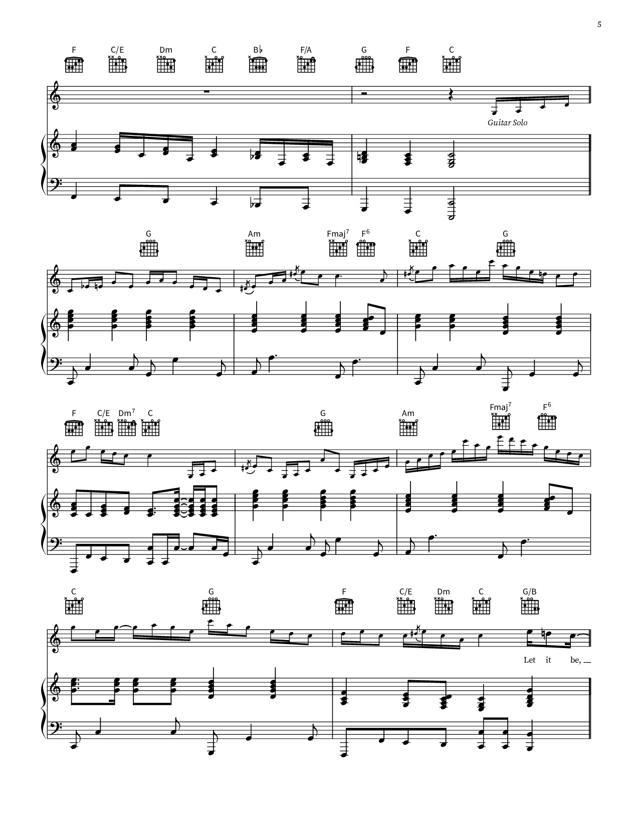 When I find myself in times of trouble, Mother Mary comes to me, Trang 7