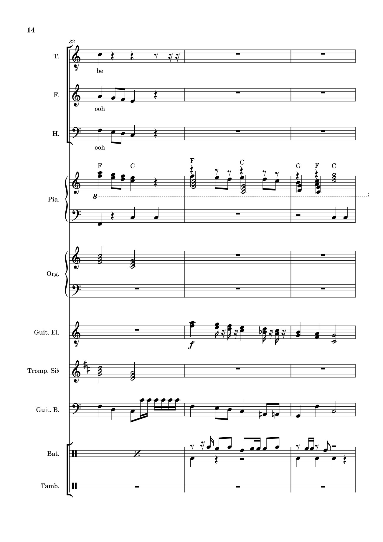 Page 14 of Sheet music PDF Let it be (hợp xướng) - Albert Jean-Paul