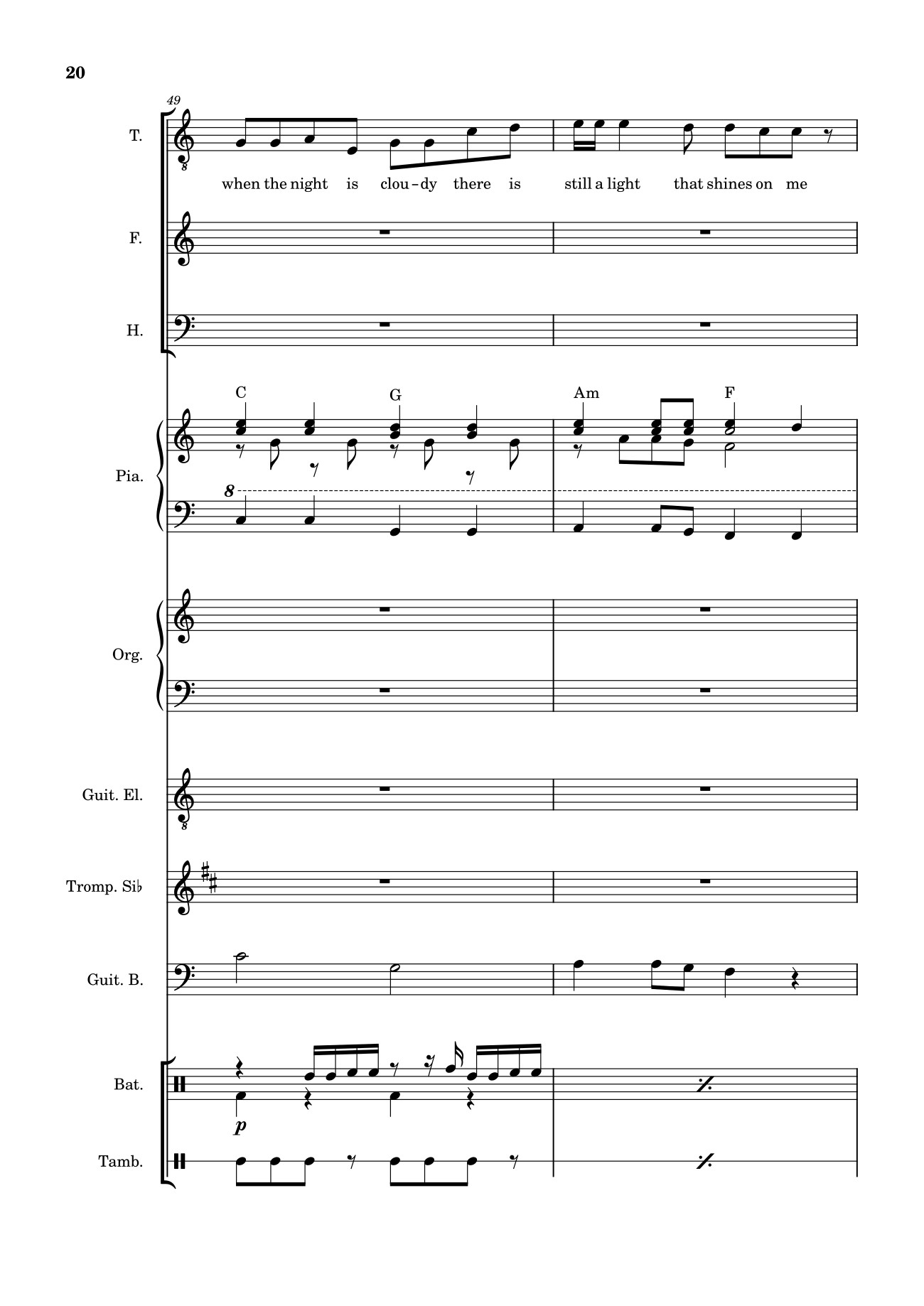 Page 20 of Sheet music PDF Let it be (hợp xướng) - Albert Jean-Paul