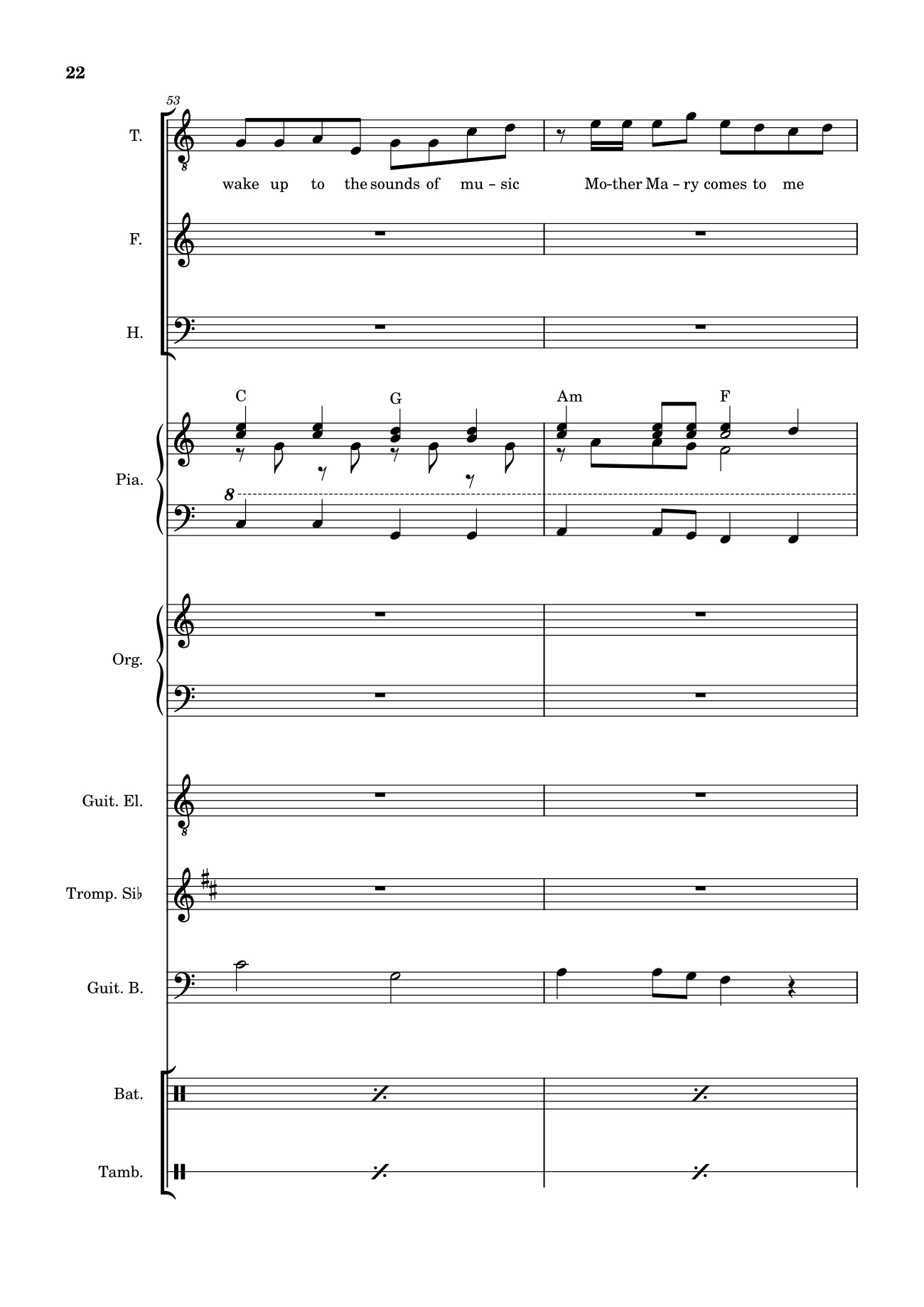 Page 22 of Sheet music PDF Let it be (hợp xướng) - Albert Jean-Paul