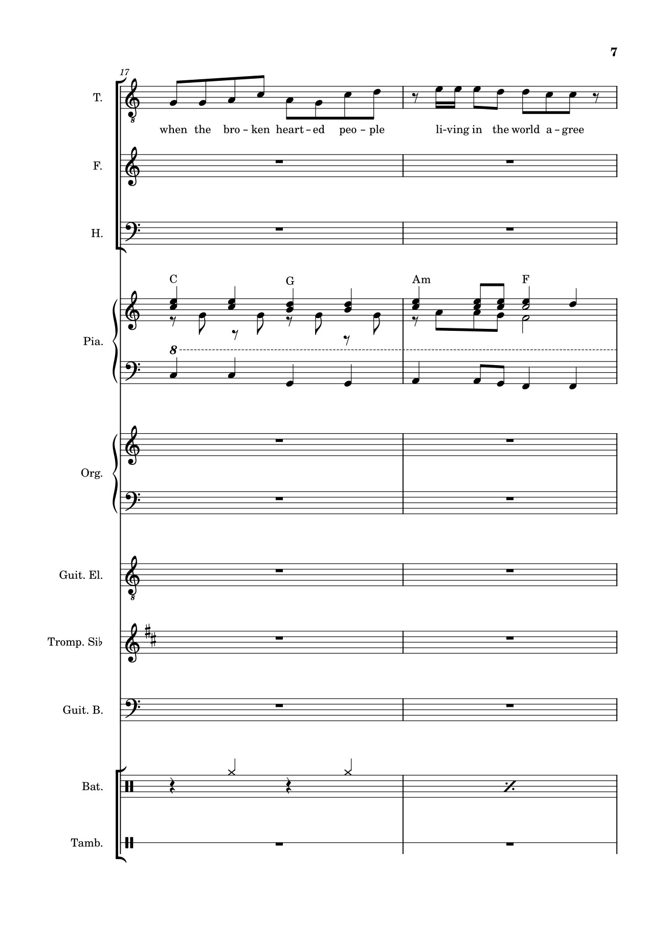 Page 7 of Sheet music PDF Let it be (hợp xướng) - Albert Jean-Paul