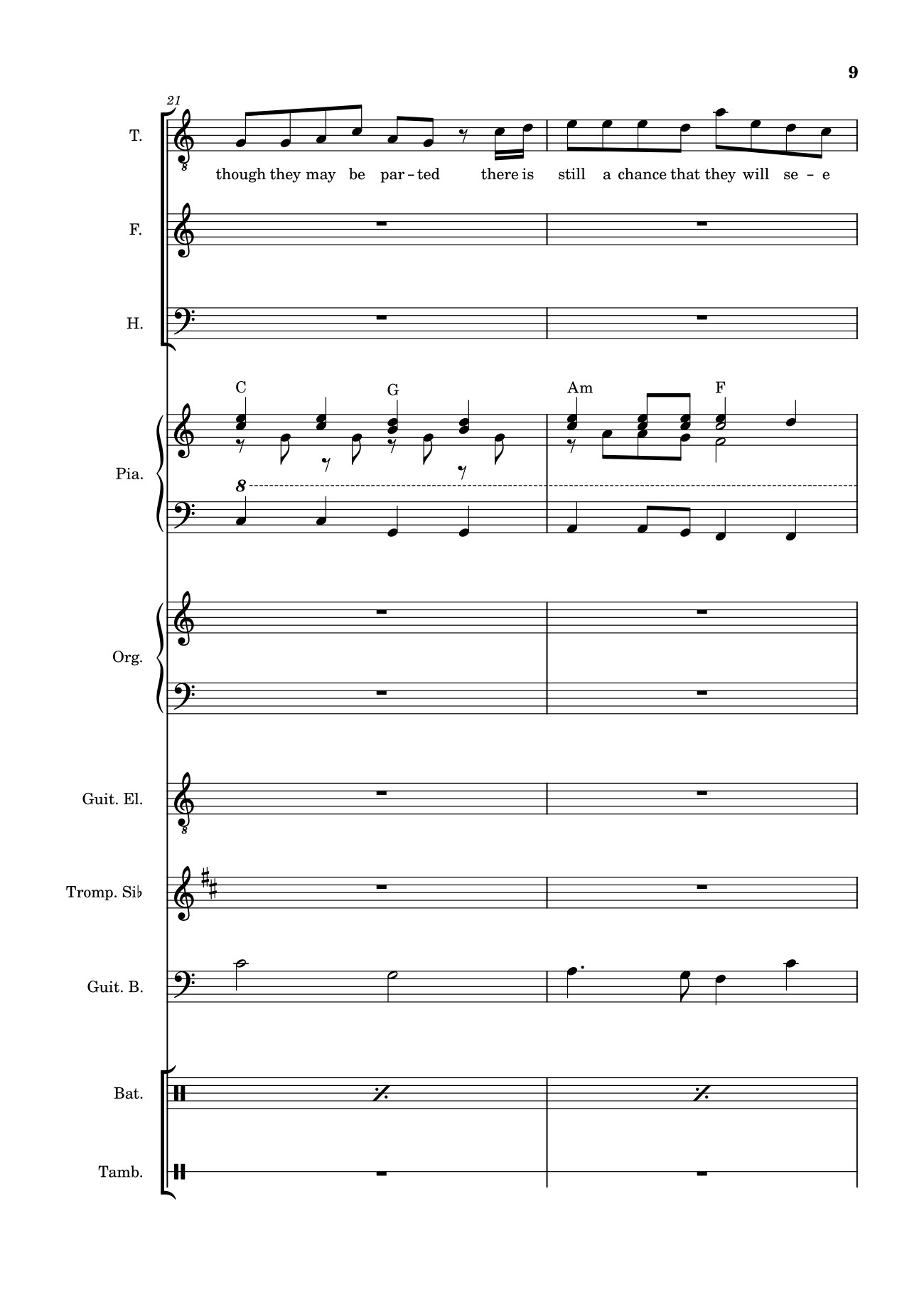 Page 9 of Sheet music PDF Let it be (hợp xướng) - Albert Jean-Paul