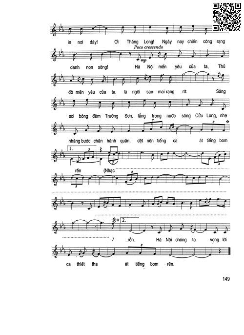 Page 6 of Sheet music PDF Hà Nội niềm tin và hy vọng - Phan Nhân
