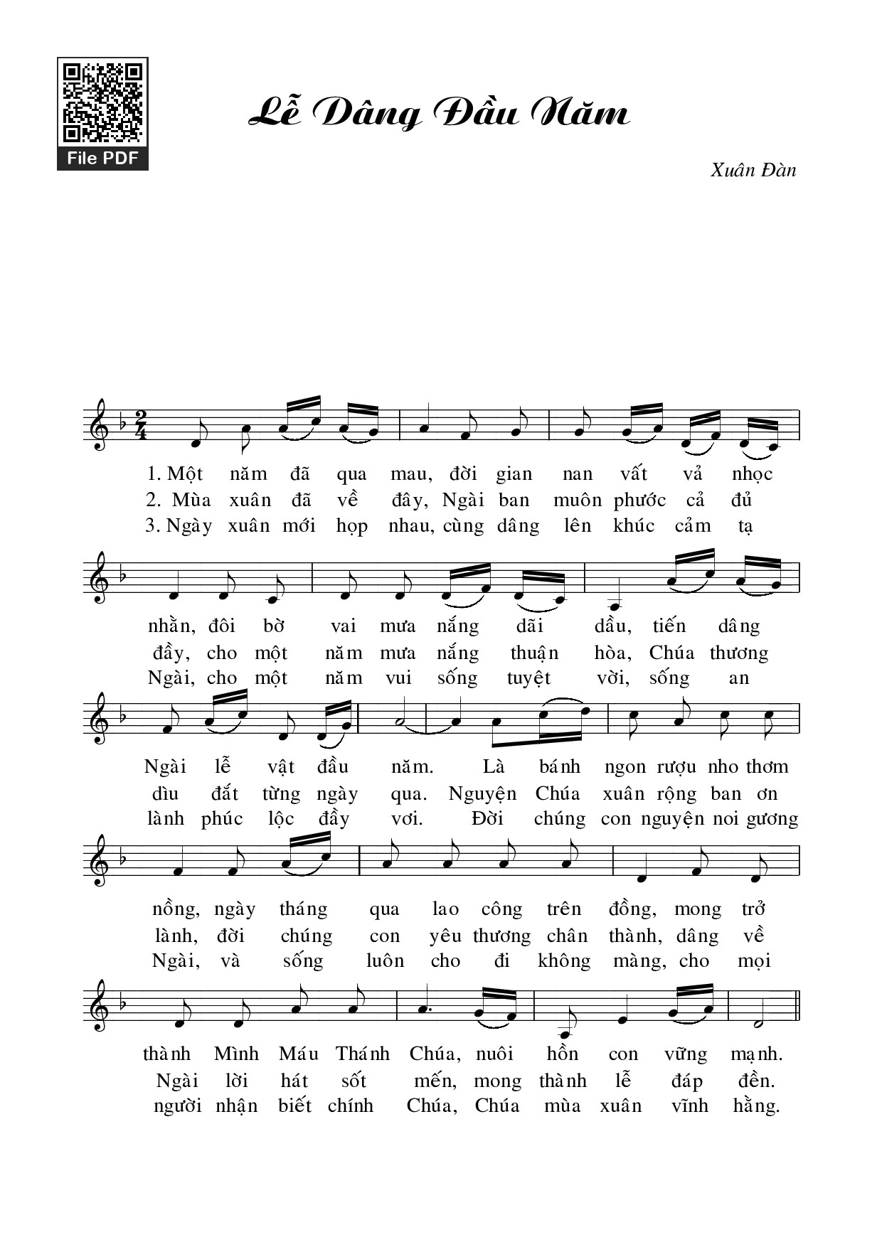 Lễ dâng đầu năm