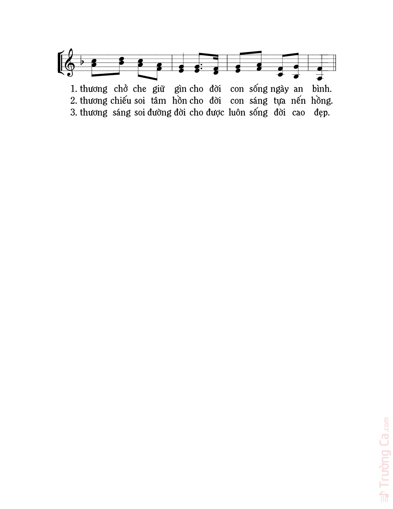 Page 3 of Sheet music PDF Mùa xuân đã về đây - Mi Trầm