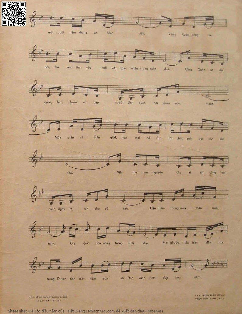 Page 5 of Sheet music PDF Hái lộc đầu năm - Triết Giang