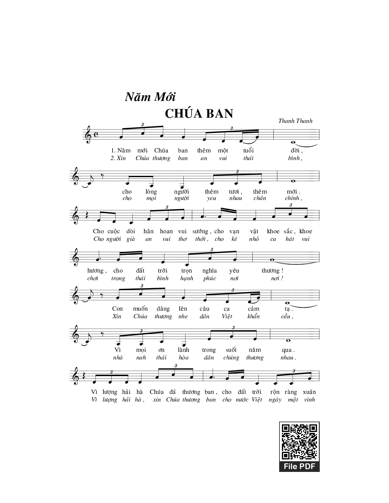 Năm mới Chúa ban