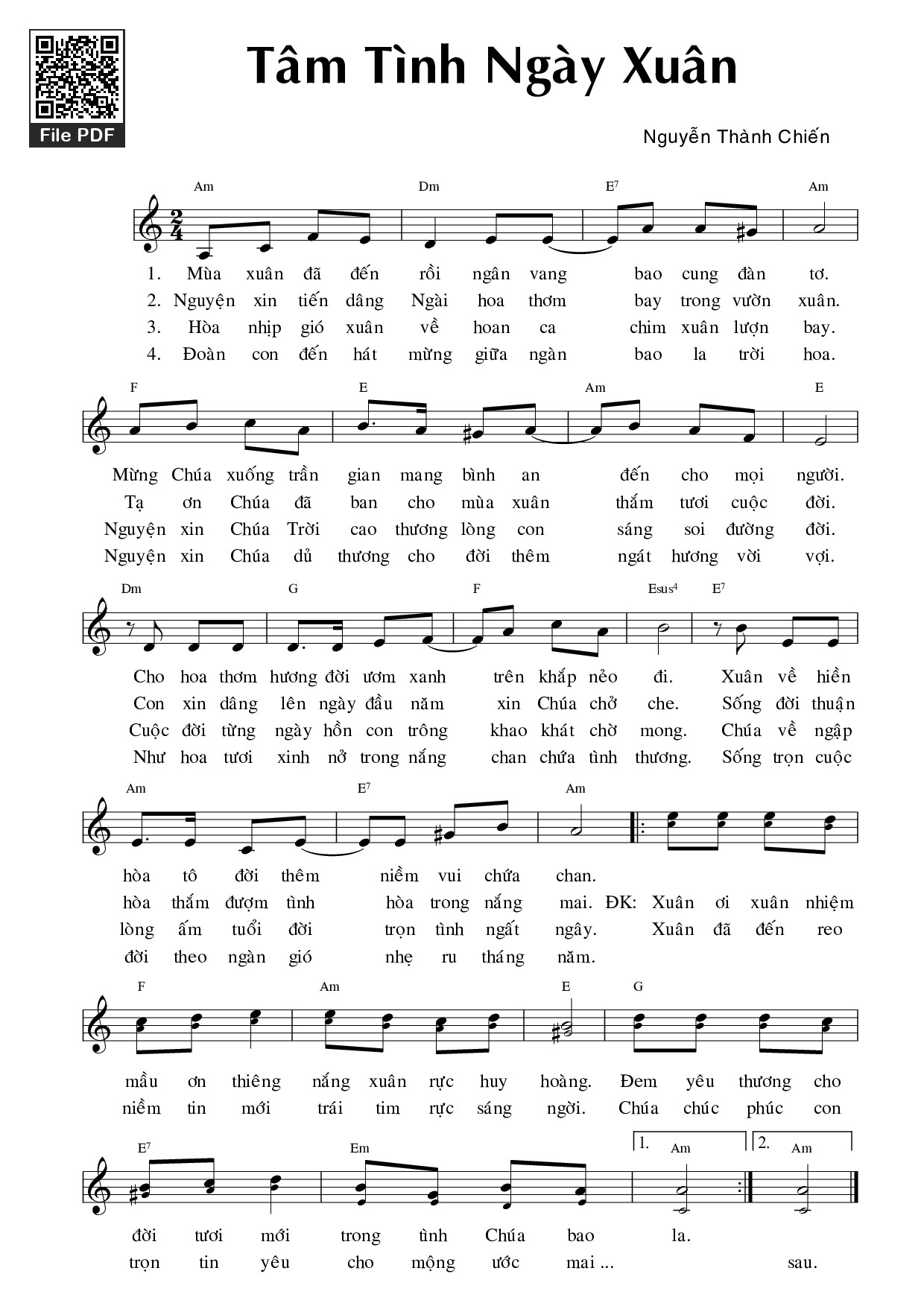 Tâm tình ngày xuân