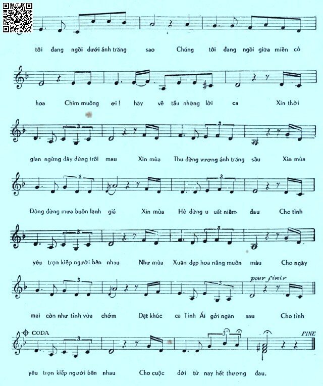 Page 3 of Sheet music PDF Hai mươi câu của tuổi trẻ - Nguyễn Hiền