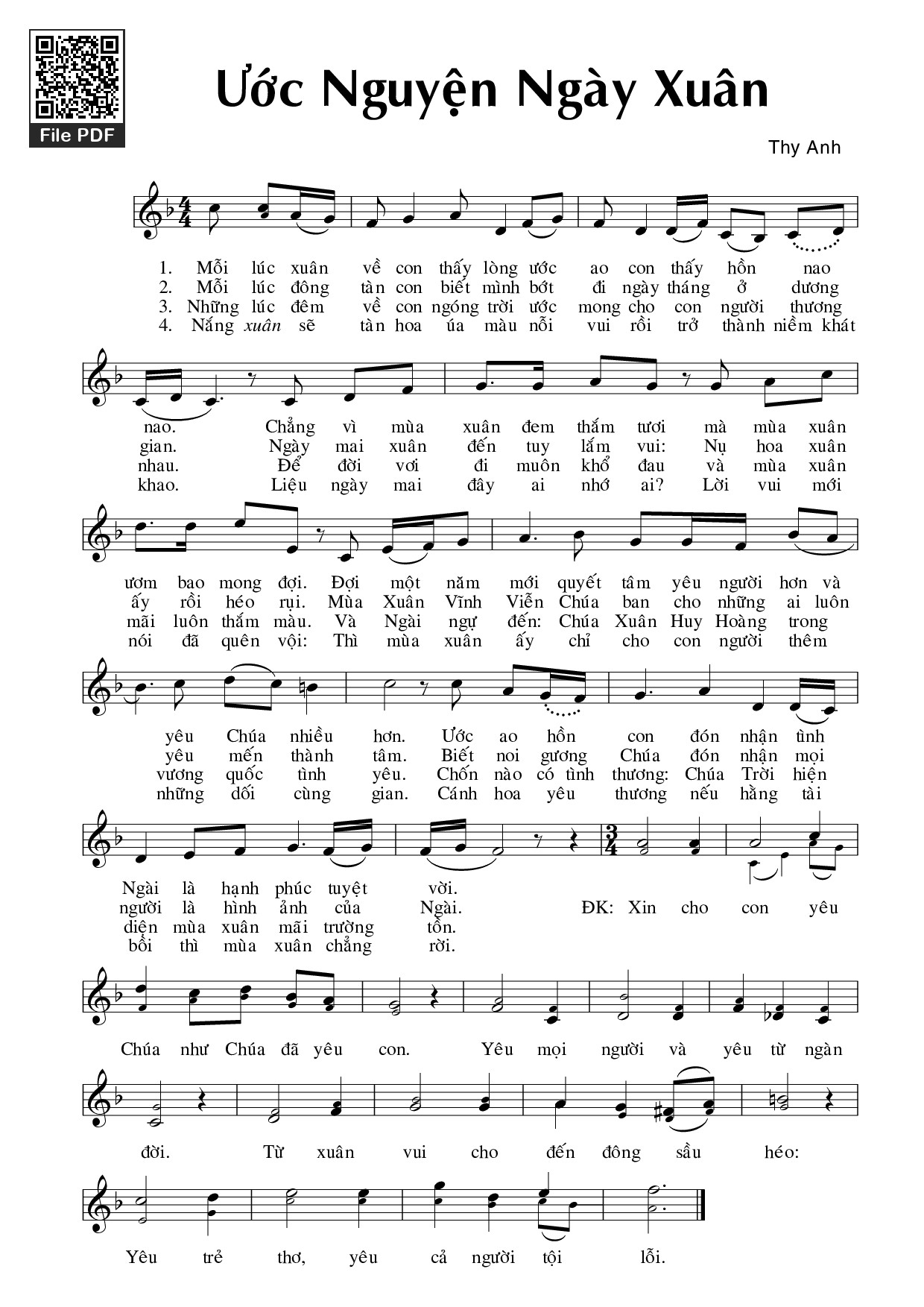 Ước nguyện ngày xuân