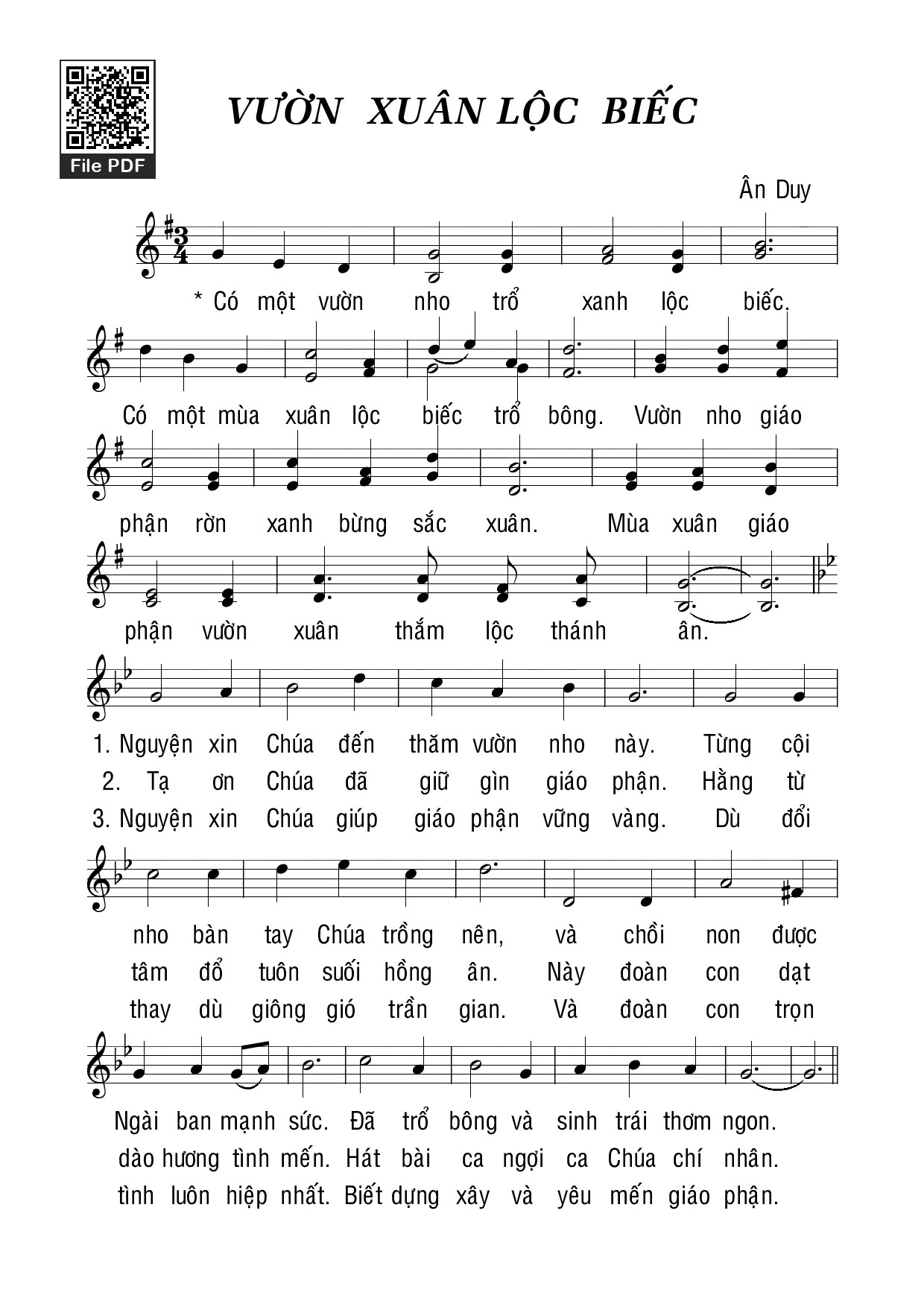 Vườn xuân lộc biếc