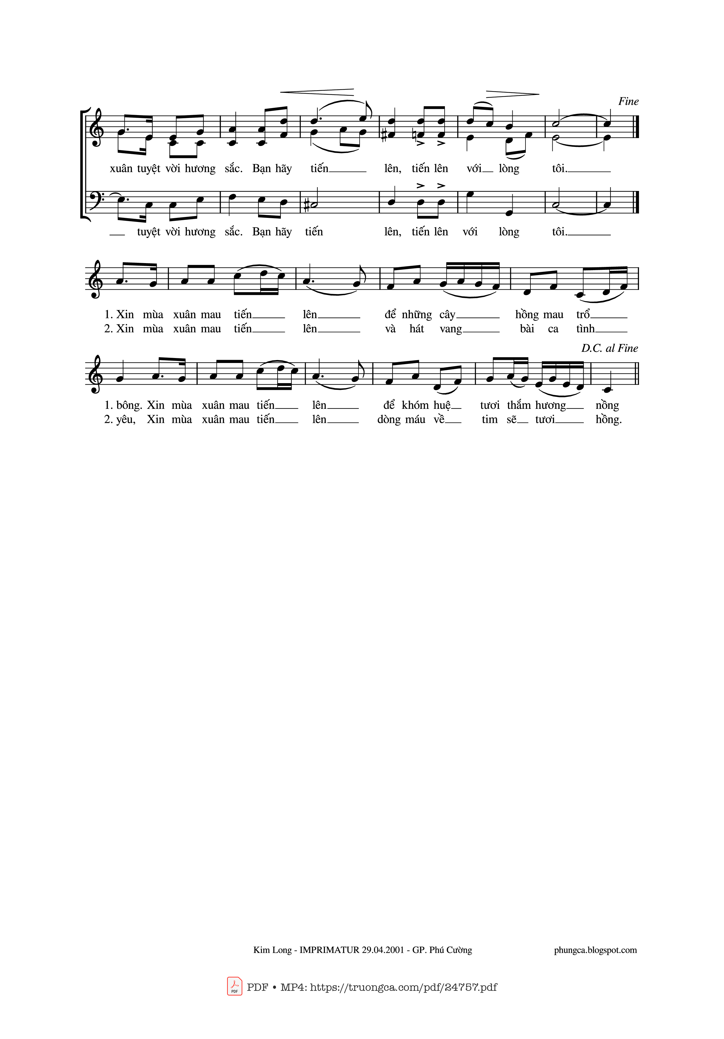 Nắng mới tỏa hương ngàn nơi, hãy đứng lên bạn tình ơi, Trang 2