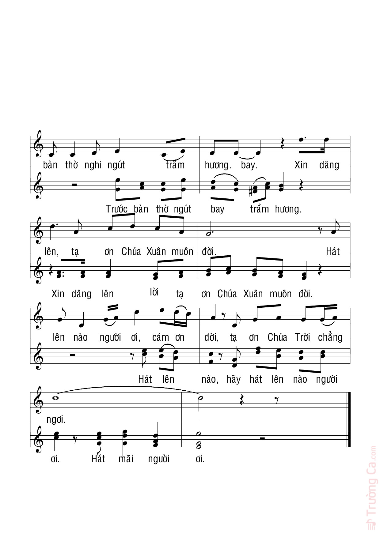 Page 2 of Sheet music PDF Xuân đến thật rồi - Duy Linh PHN