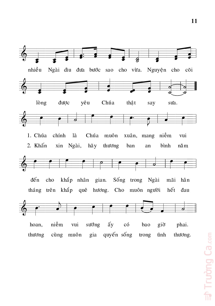 Page 2 of Sheet music PDF Xuân mơ ước - Vũ Mộng Thơ