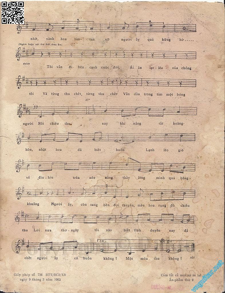 Page 3 of Sheet music PDF Hai sắc hoa tigôn - Hà Phương