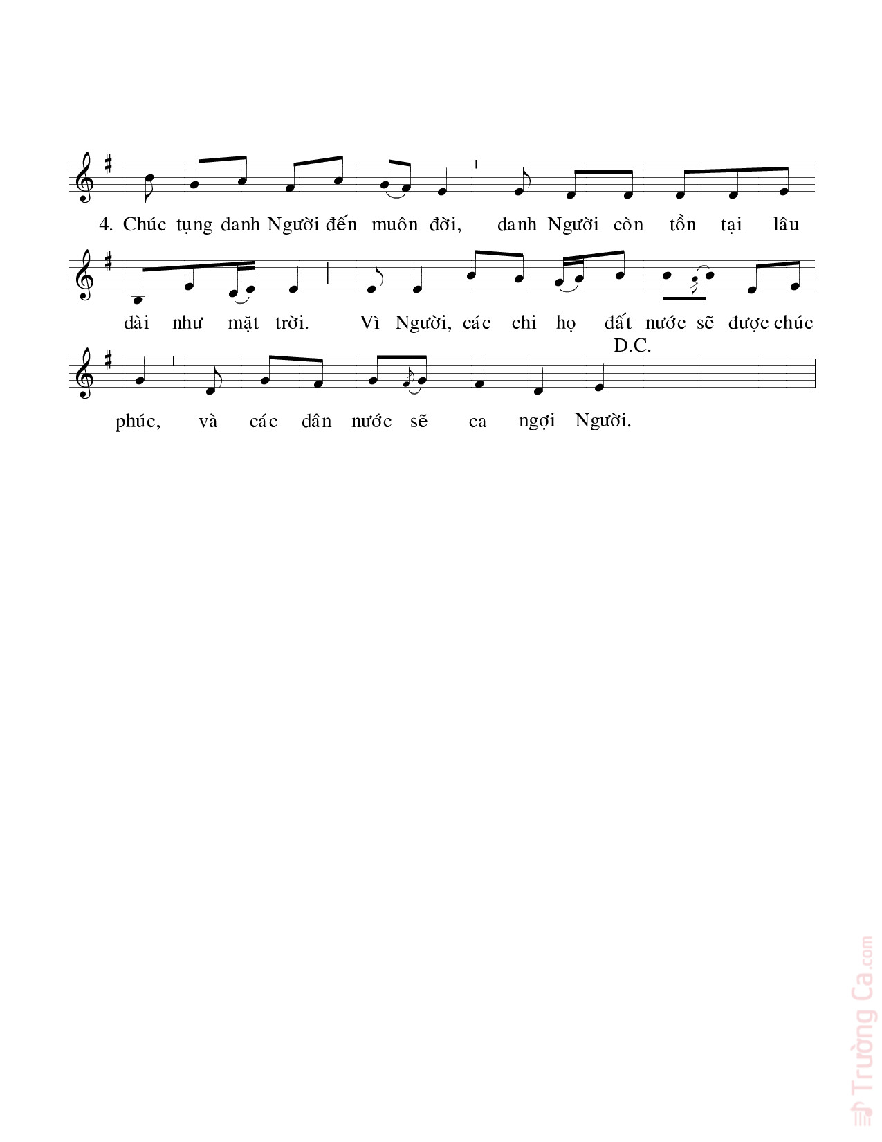 Page 2 of Sheet music PDF Thánh Vịnh 71, Lễ Mồng Một Tết - Đỗ Vy Hạ