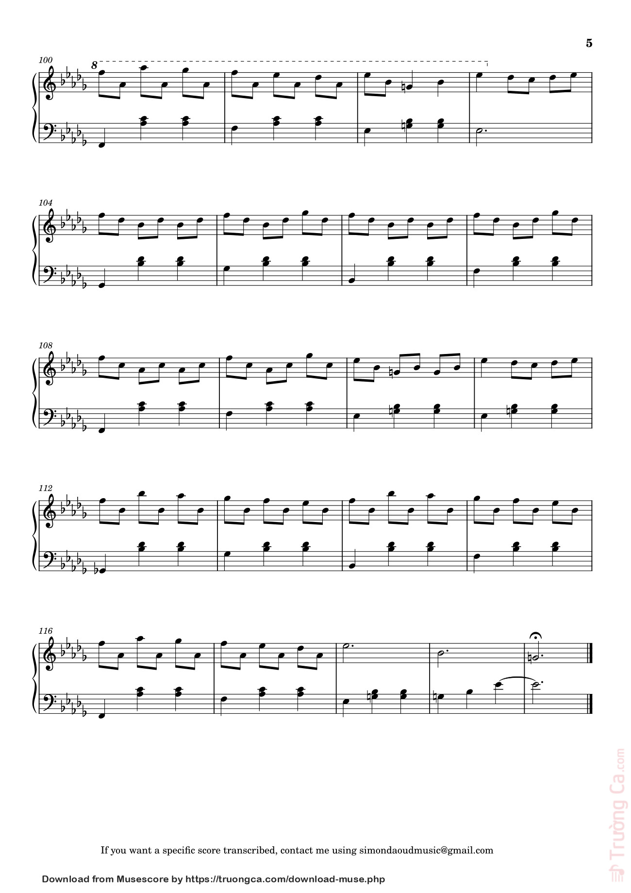 Page 5 of Sheet music PDF Valzer d