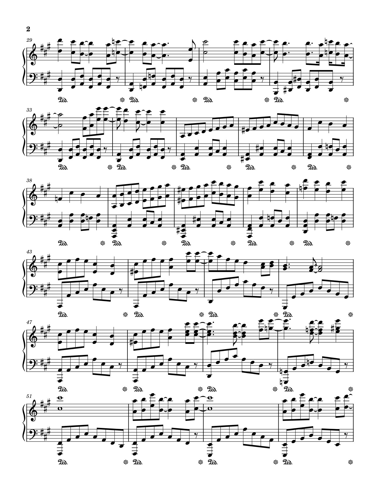 Page 2 of Sheet music PDF Love – Wave to Earth Sheet Piano - Duy H Ha