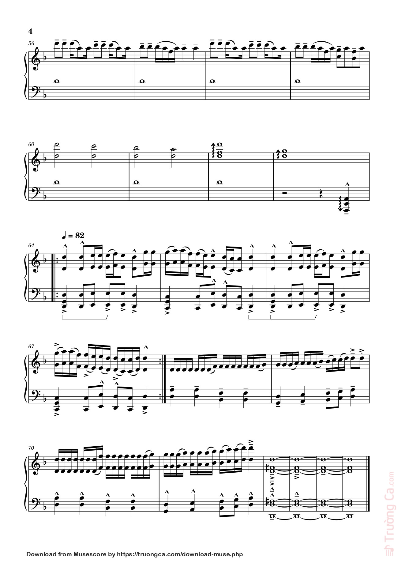 Page 4 of Sheet music PDF EPHEDRA, by My Sleeping Karma Sheet Piano - Andoni Penela
