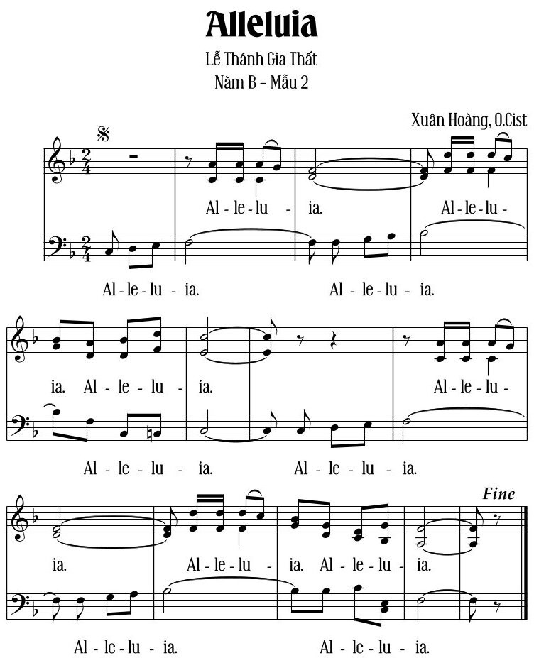 Page 3 of Sheet music PDF Thtm. Lễ Thánh Gia - Xuân Hoàng
