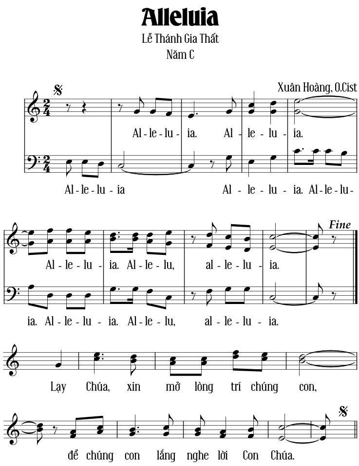 Page 4 of Sheet music PDF Thtm. Lễ Thánh Gia - Xuân Hoàng