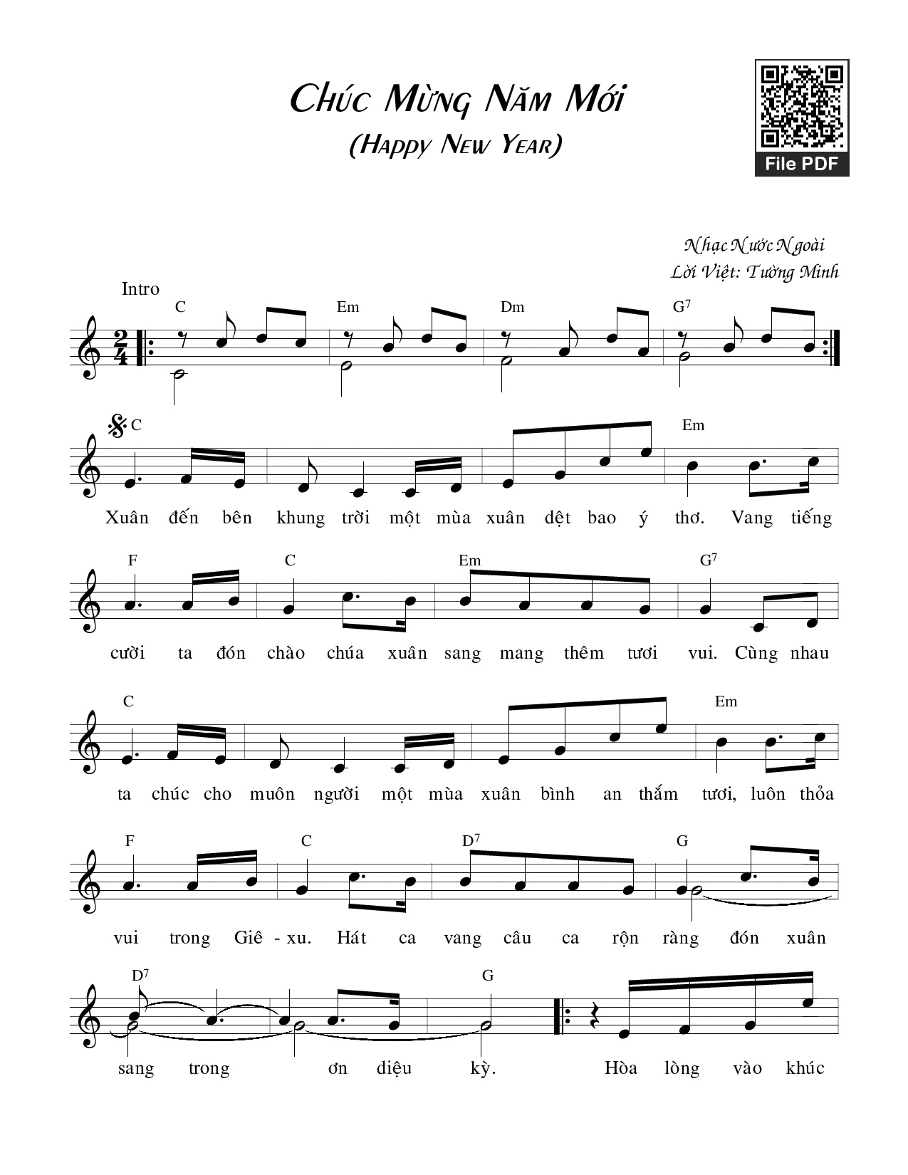 Happy New Year - Thánh Ca