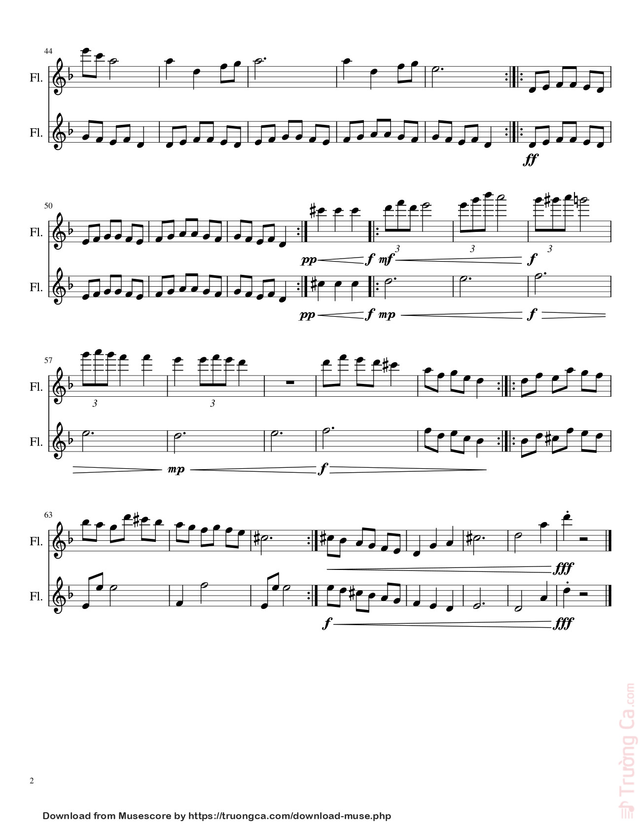 Page 2 of Sheet music PDF Song of Storms - Ebok Gamer