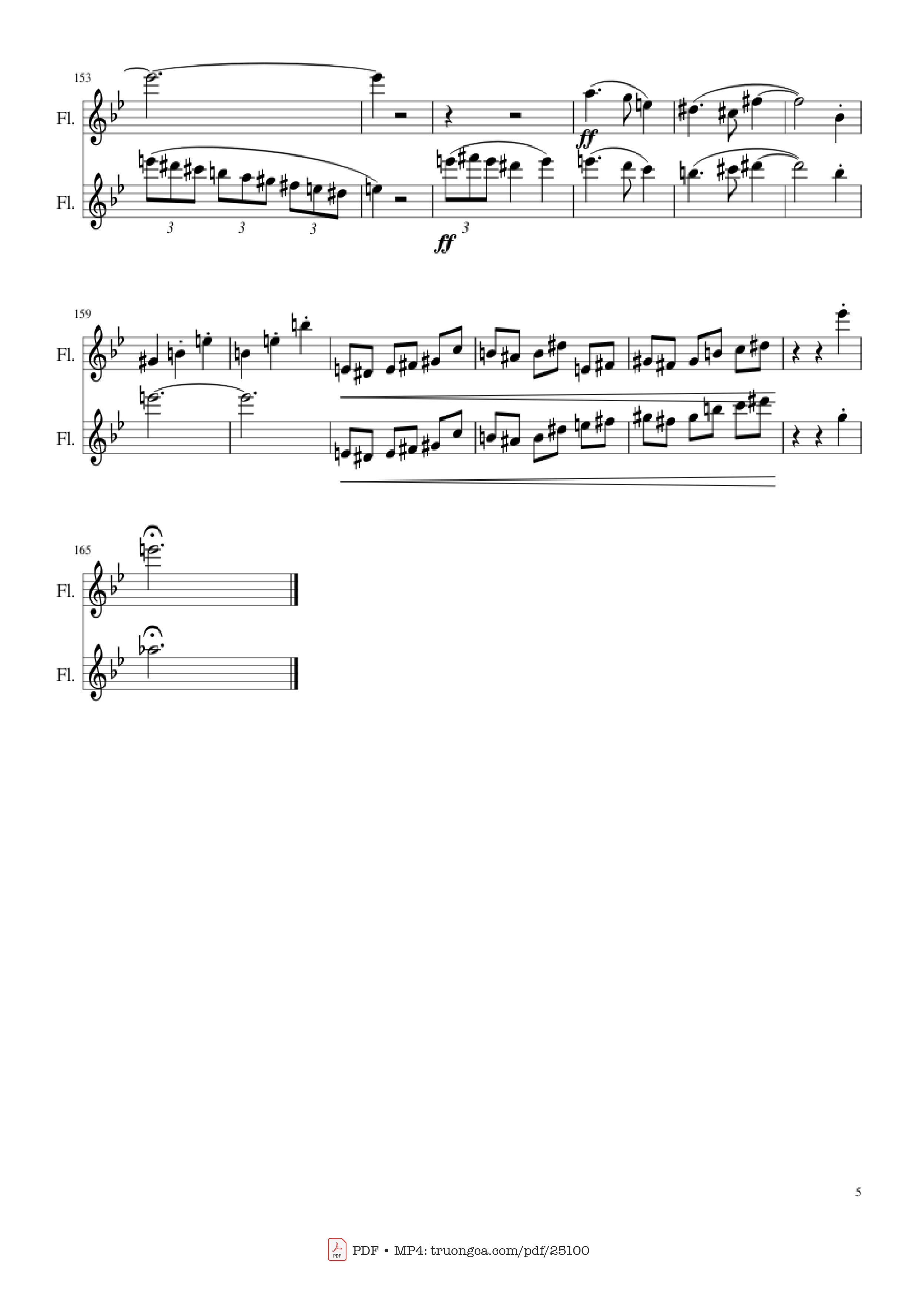 Page 5 of Sheet music PDF Merry go round of Life (Flute) - Claudia1kitty