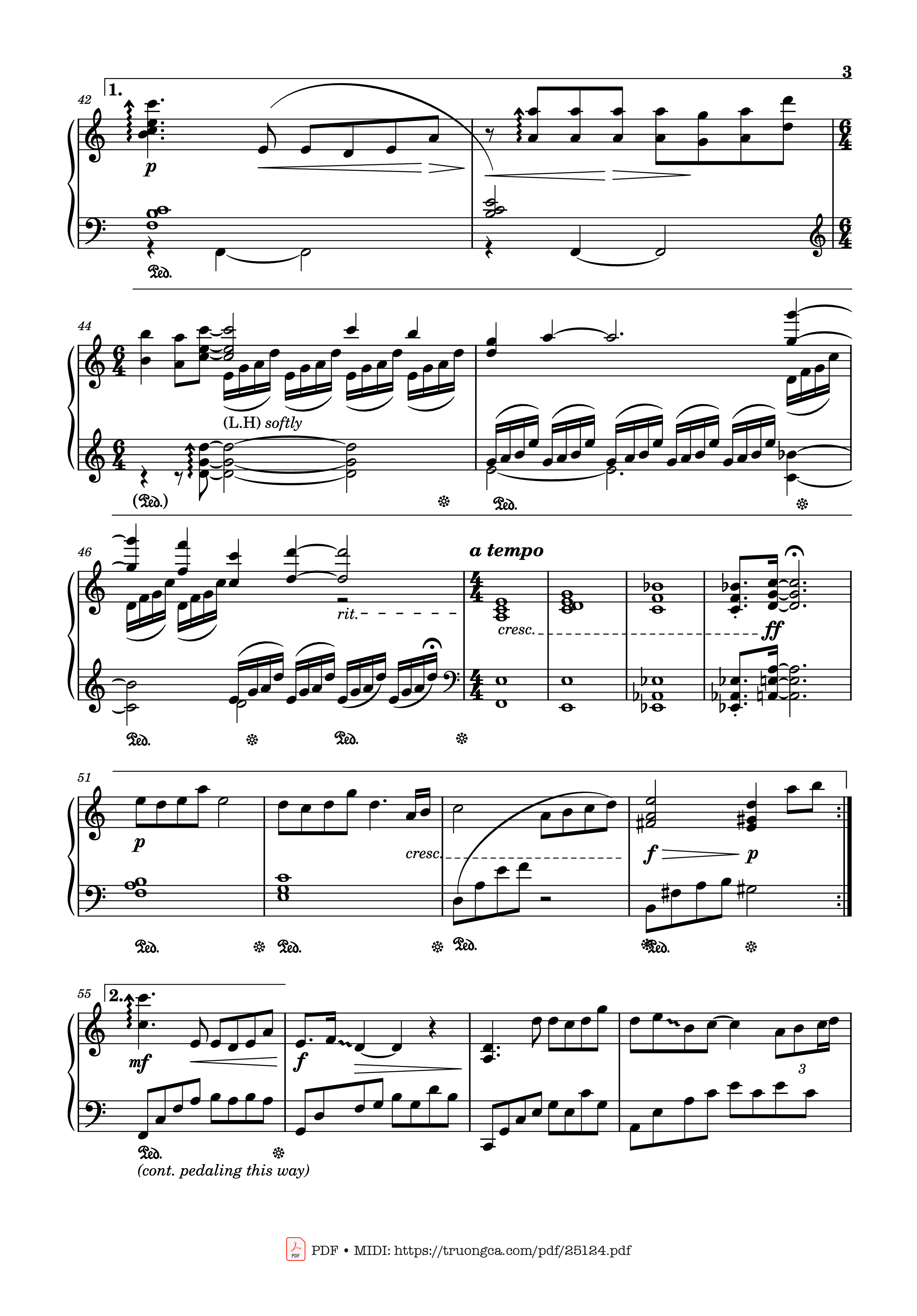 Page 3 of Sheet music PDF Joe Hisaishi - One Summer