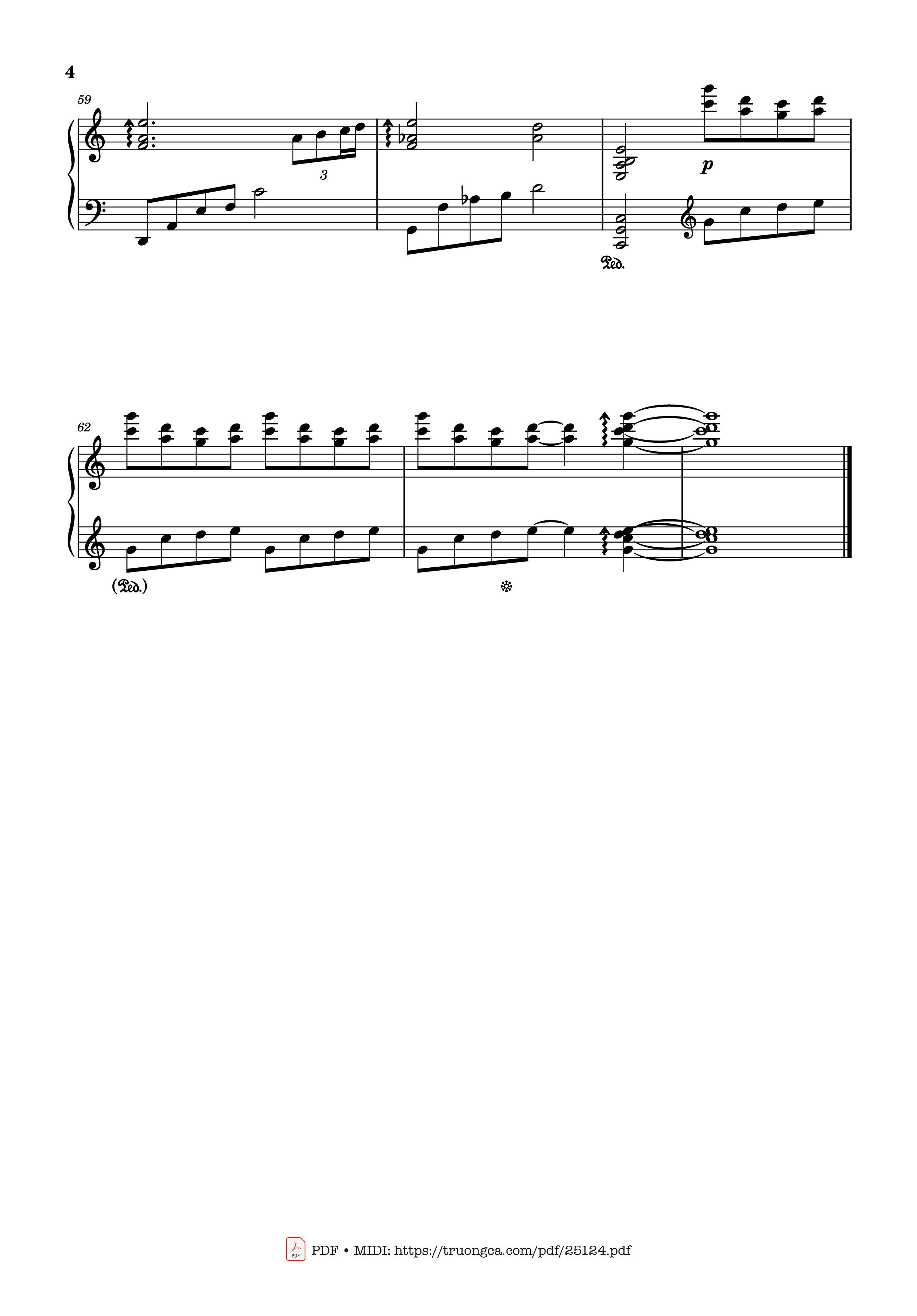 Page 4 of Sheet music PDF Joe Hisaishi - One Summer