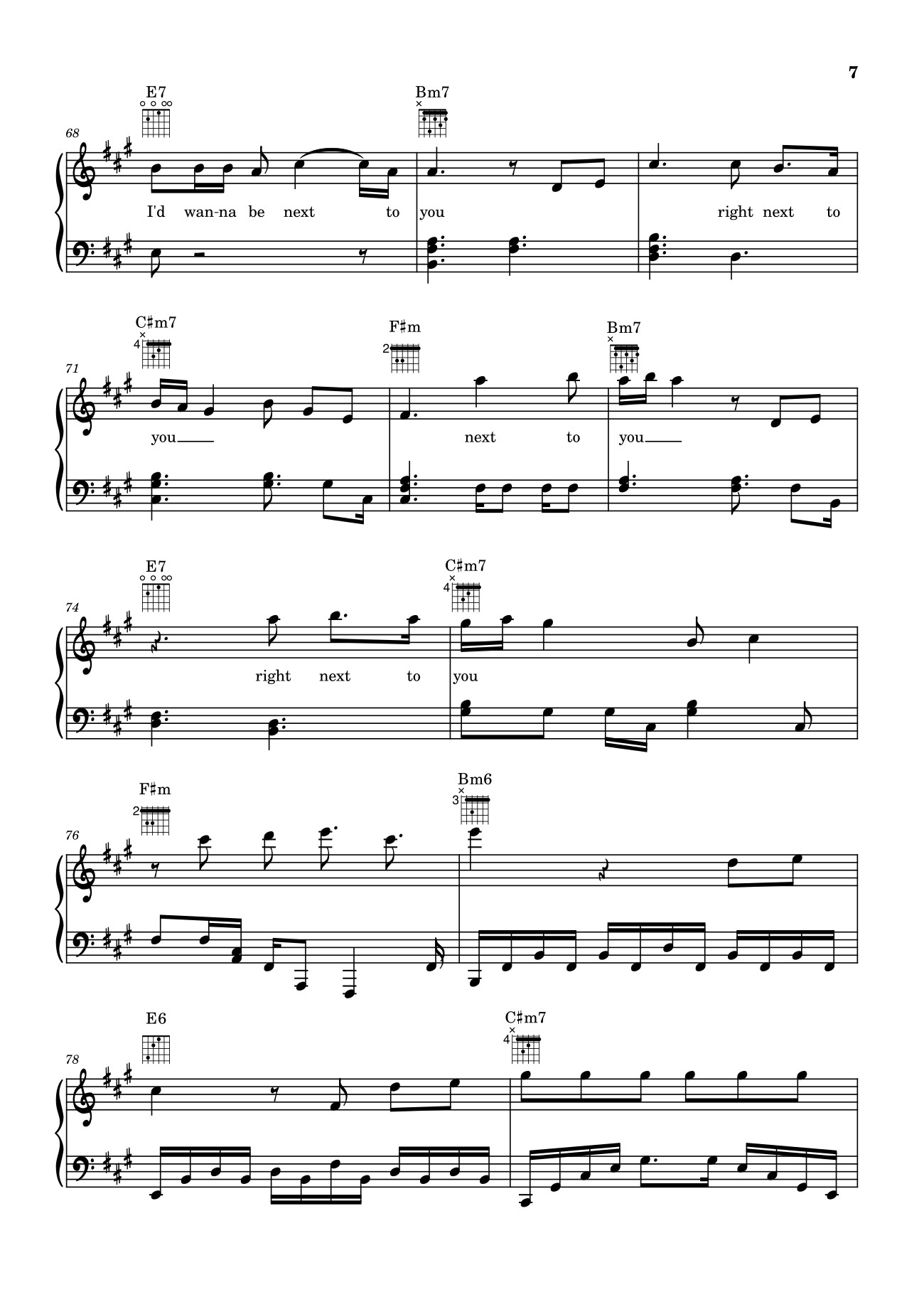 Page 7 of Sheet music PDF Die With A Smile - Bruno Mars And Lady Gaga Sheet Piano - Unregistered_user