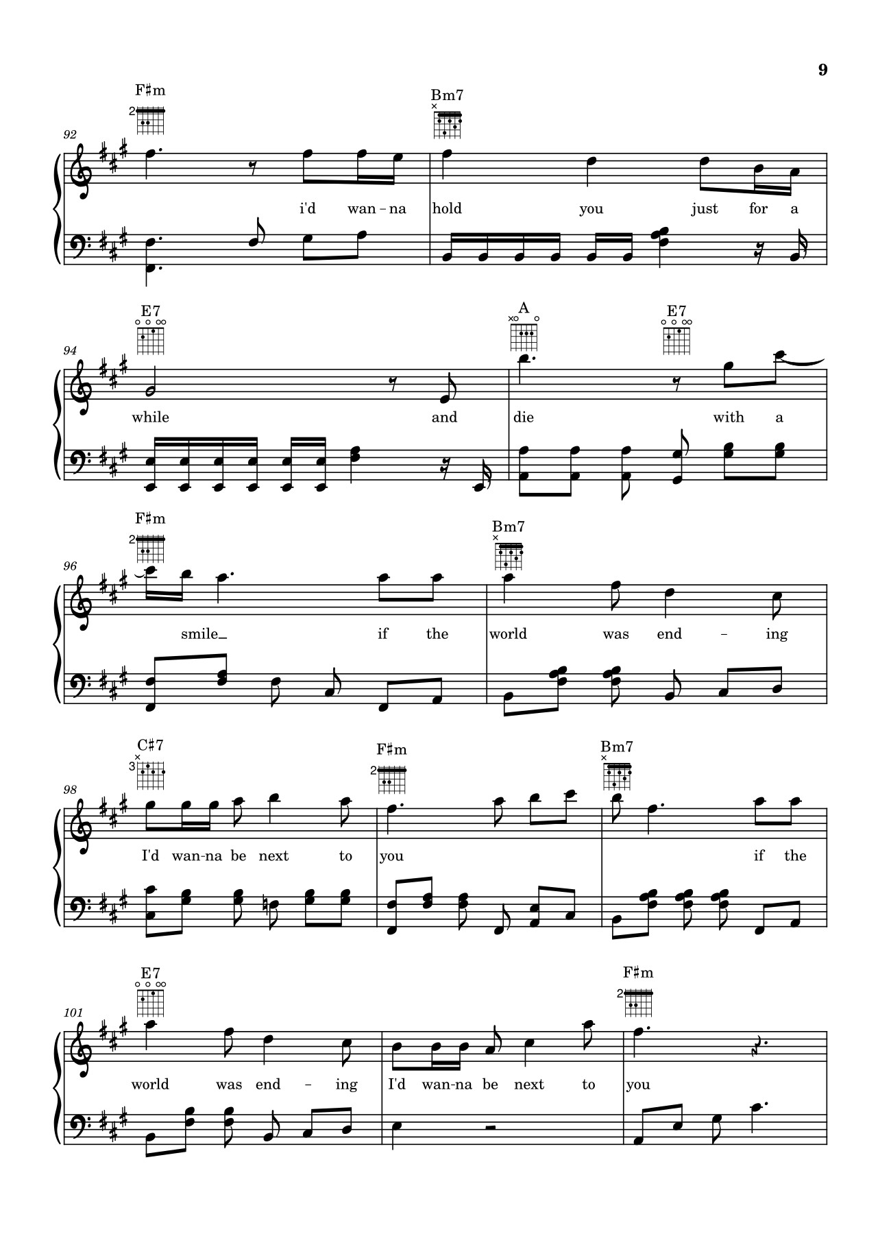 Page 9 of Sheet music PDF Die With A Smile - Bruno Mars And Lady Gaga Sheet Piano - Unregistered_user