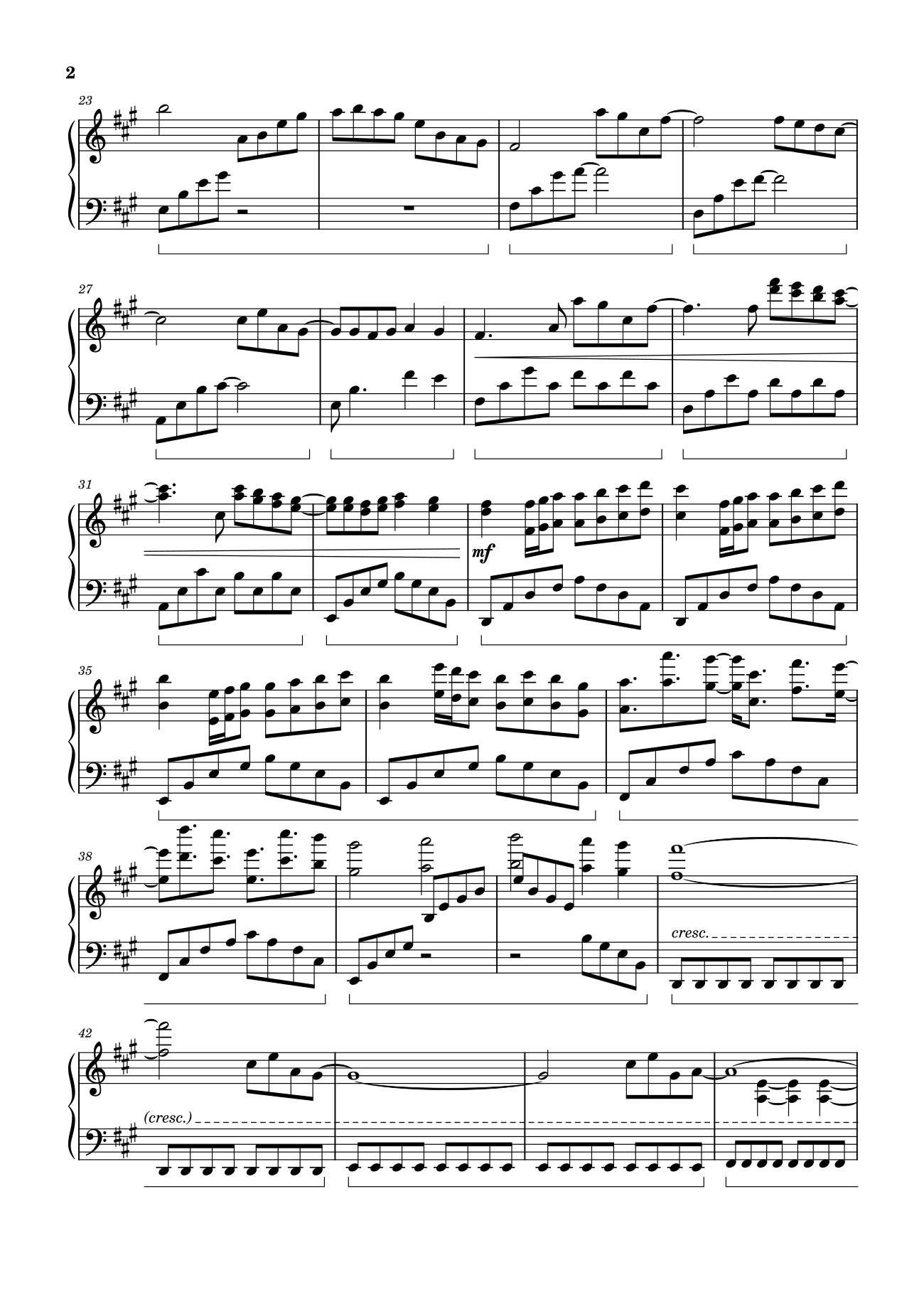 Page 2 of Sheet music PDF Reminisce Sheet Piano - Tony Ann