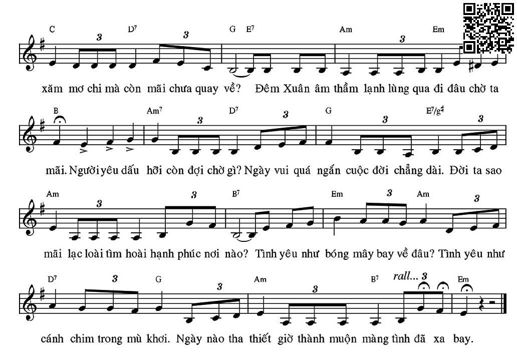 Page 2 of Sheet music PDF Hạnh phúc nơi nào - Nhạc Ngoại