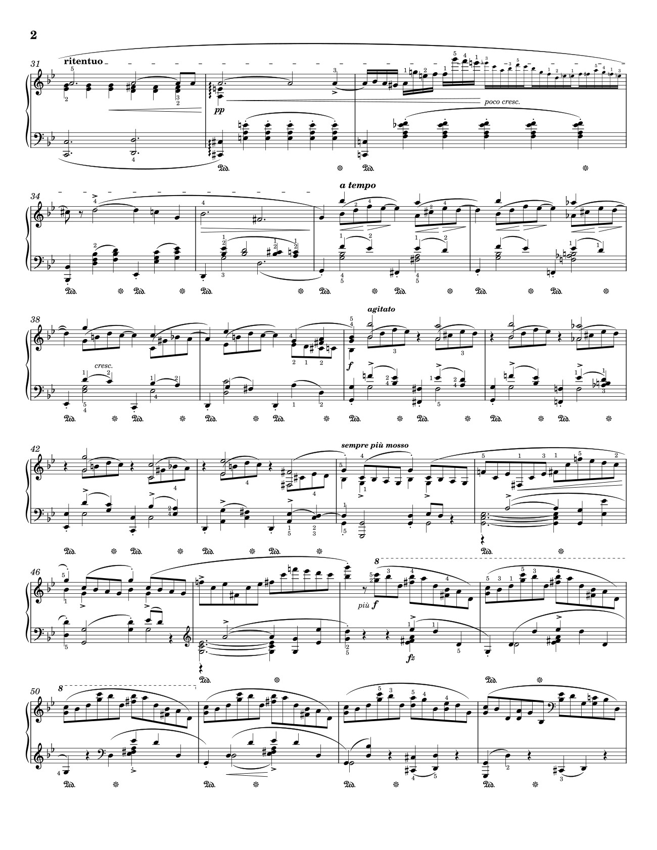 Page 2 of Sheet music PDF Ballade No I - Chopin