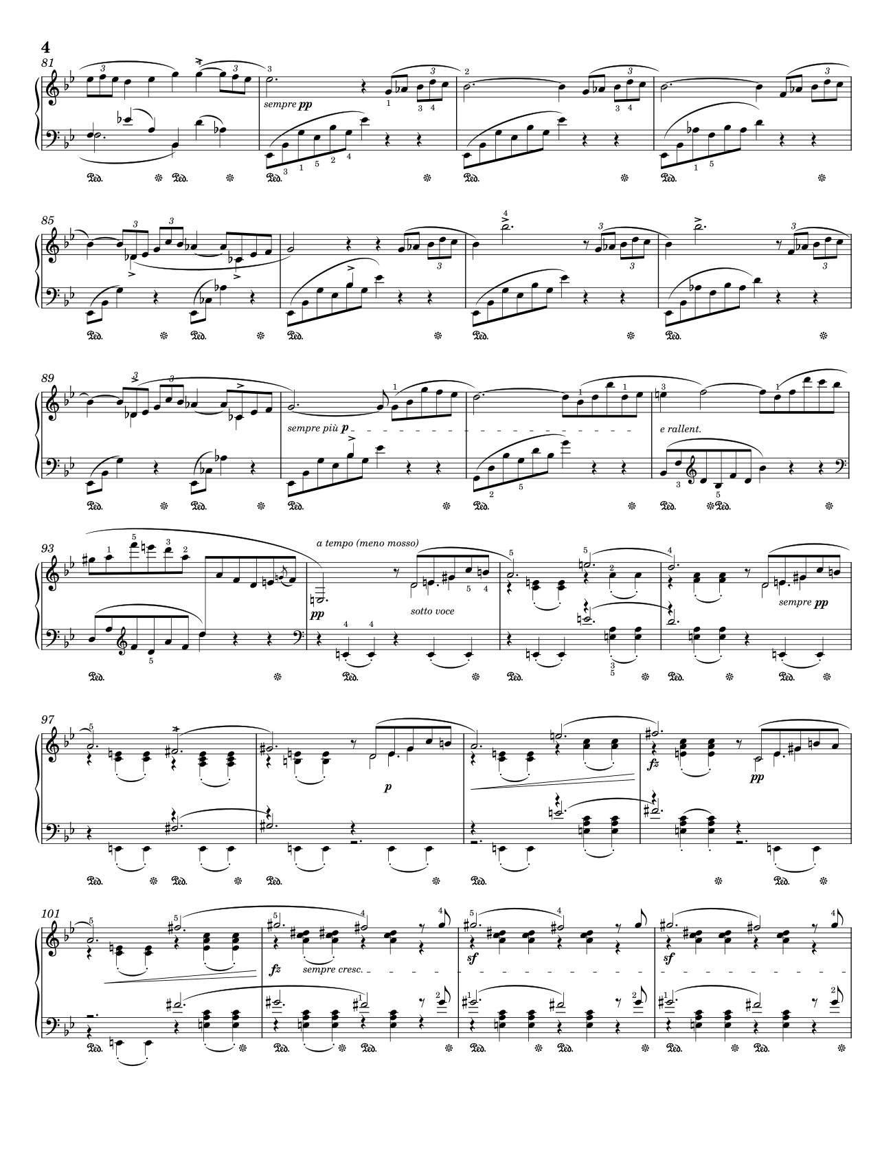 Page 4 of Sheet music PDF Ballade No I - Chopin