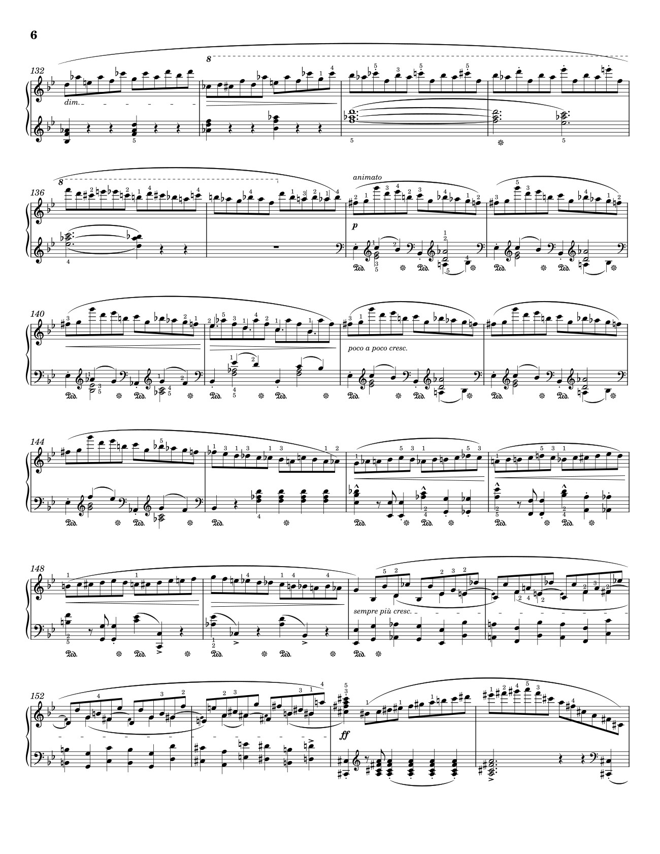 Page 6 of Sheet music PDF Ballade No I - Chopin