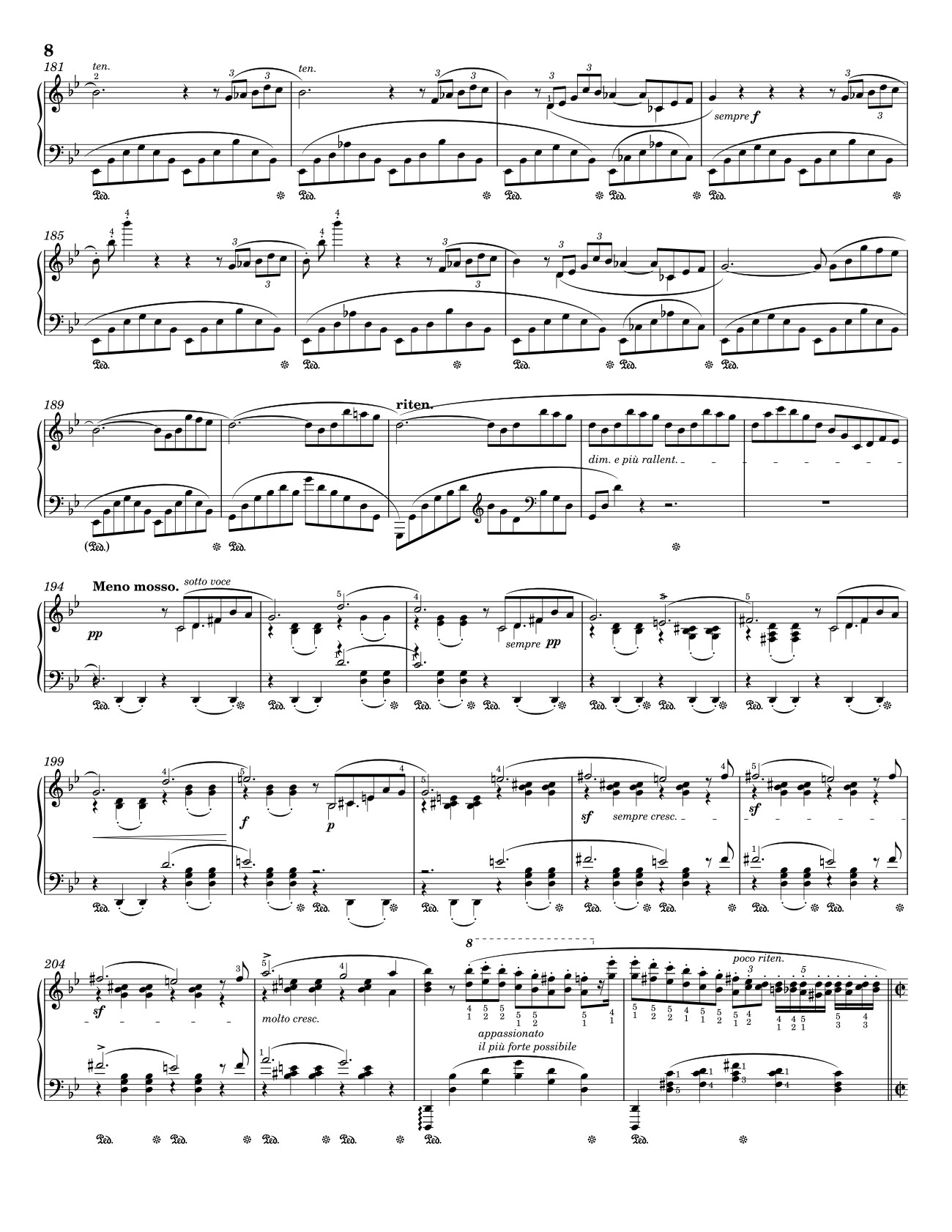 Page 8 of Sheet music PDF Ballade No I - Chopin