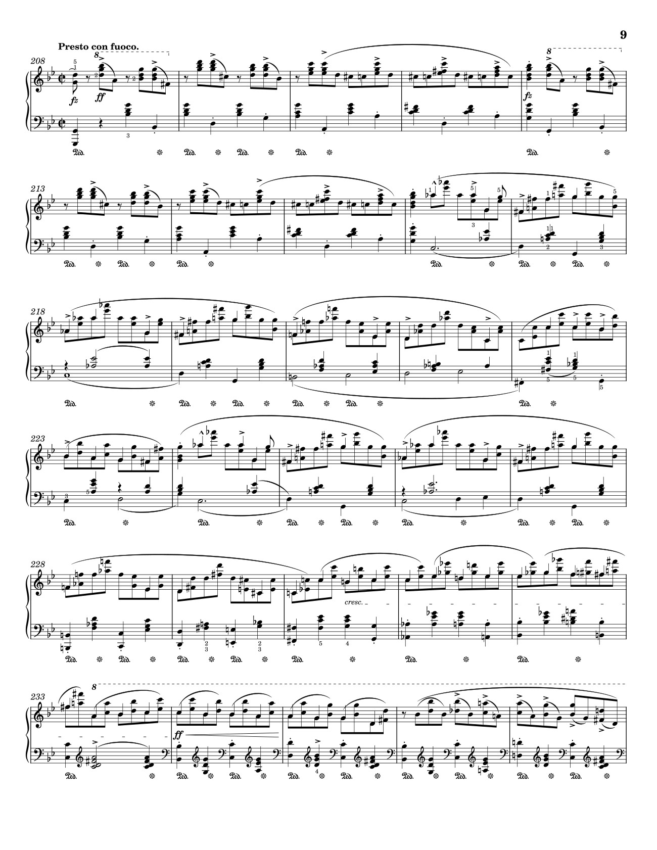 Page 9 of Sheet music PDF Ballade No I - Chopin
