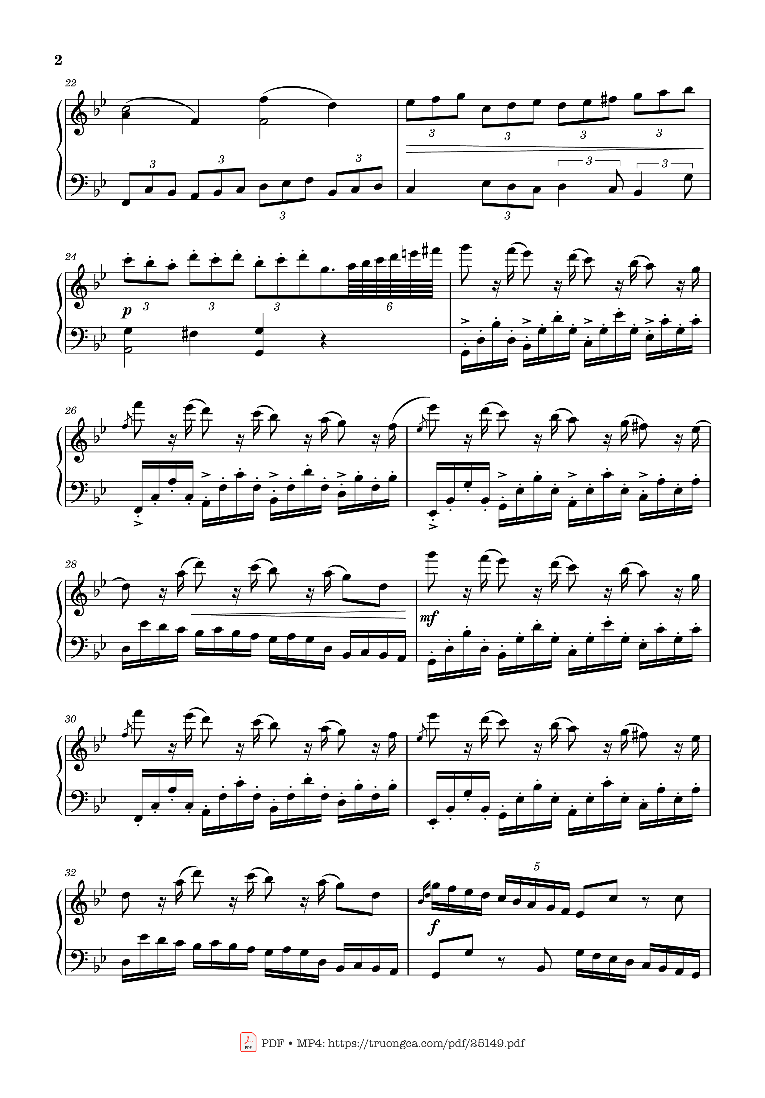 Page 2 of Sheet music PDF Passacaglia, Op. 20 No. 2 - Johan Halvorsen