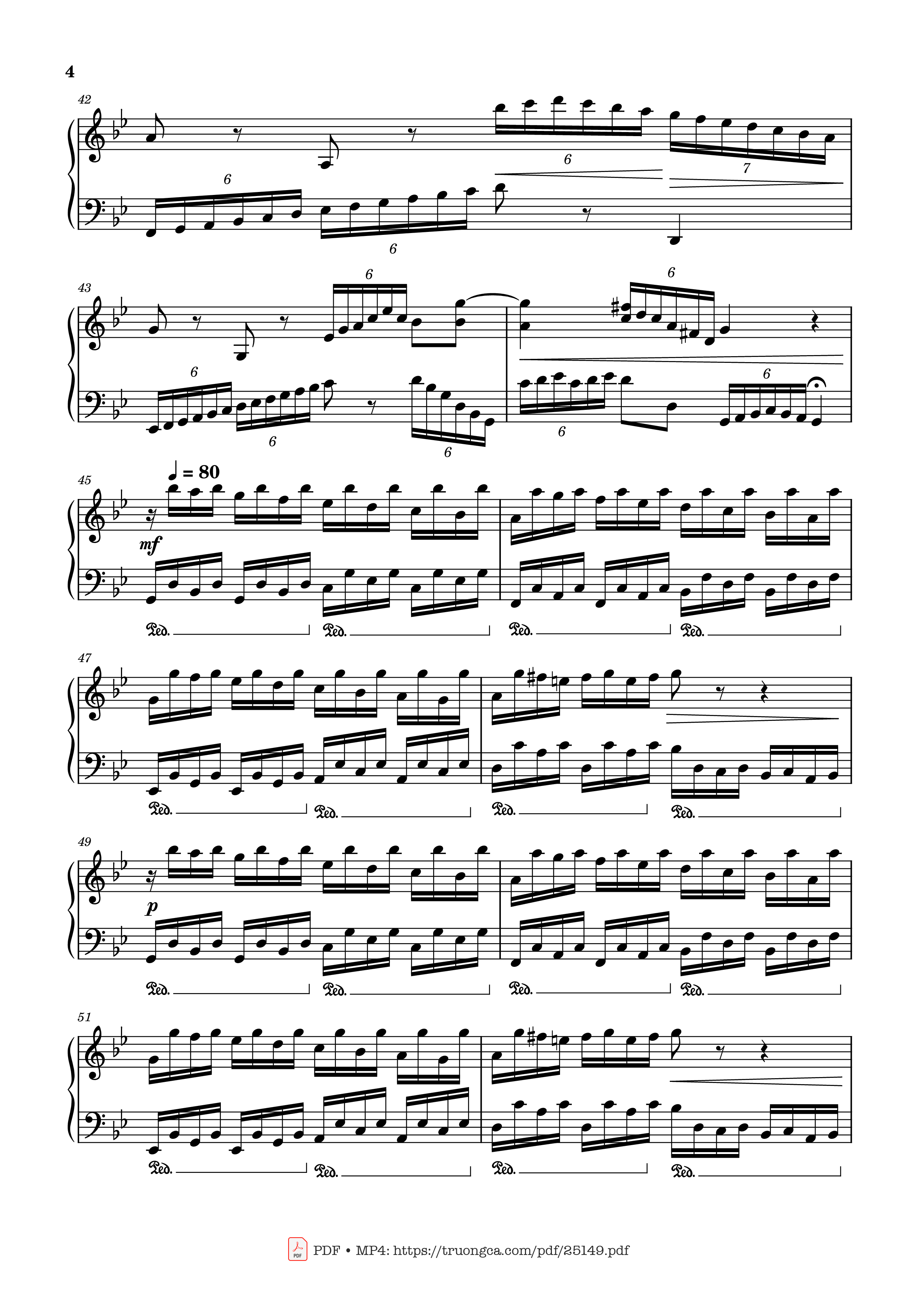 Page 4 of Sheet music PDF Passacaglia, Op. 20 No. 2 - Johan Halvorsen